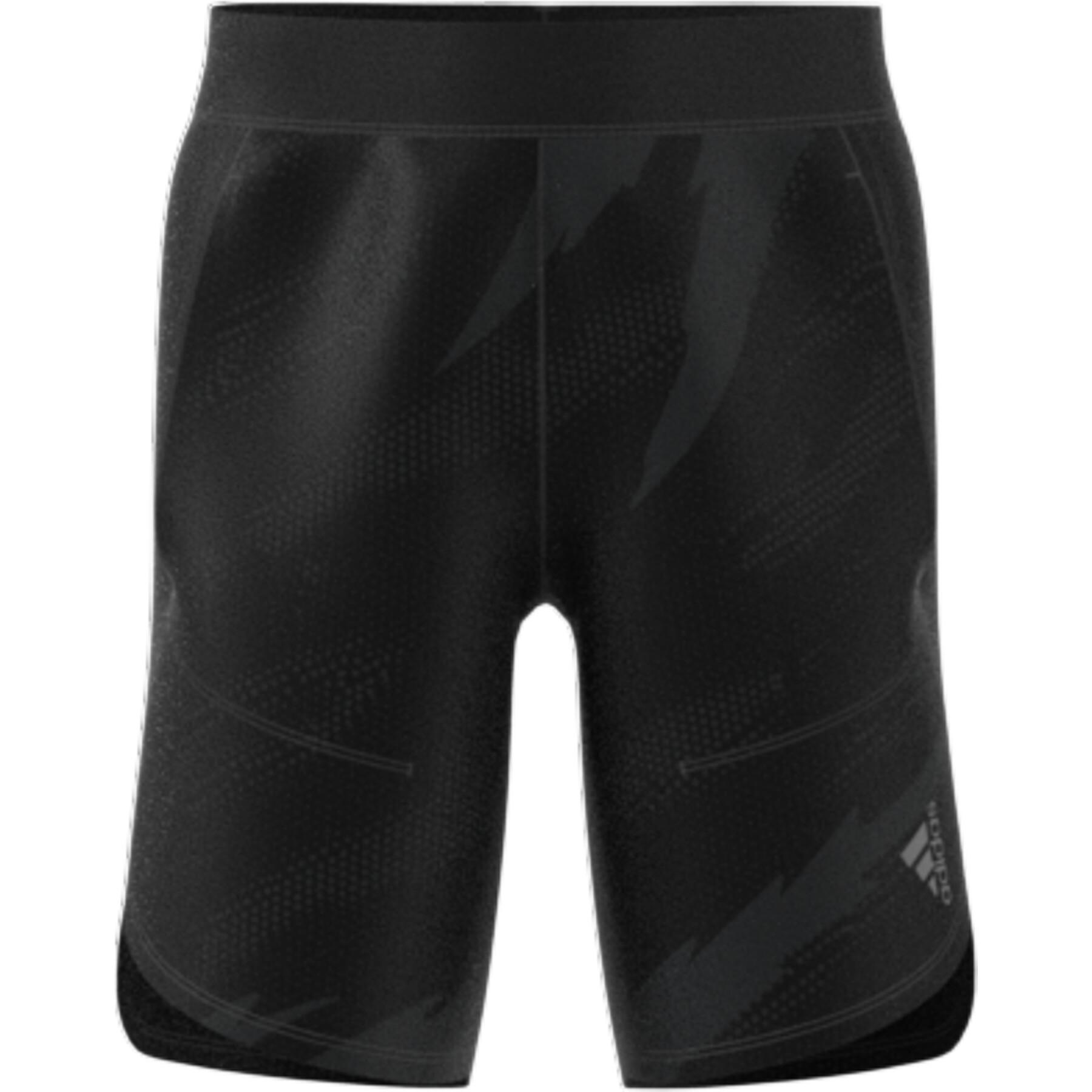 ADIDAS B D4S AOP SHORT BLACK/WHITE – Bild 2