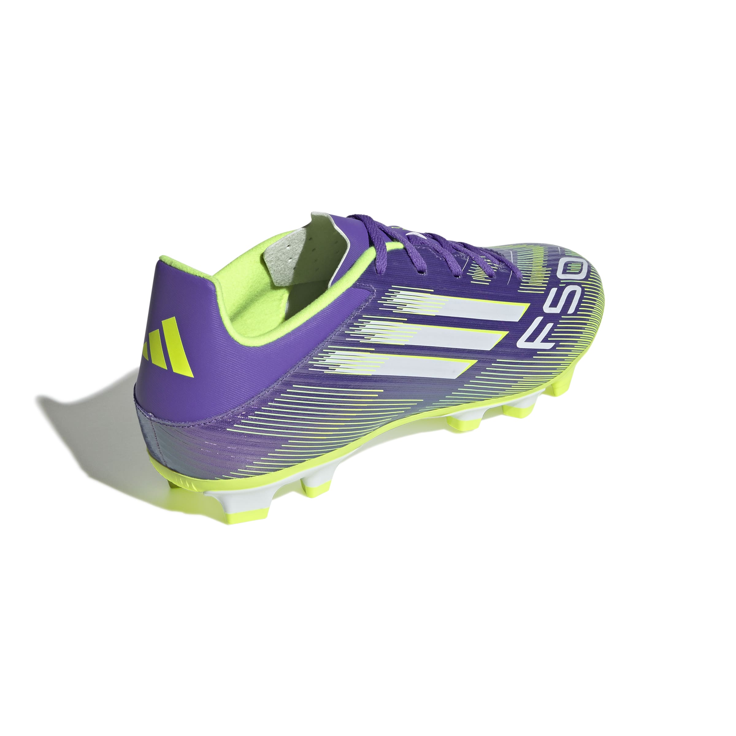 ADIDAS F50 CLUB FG/MG PURRUS/FTWWHT/LUCLEM – Bild 6