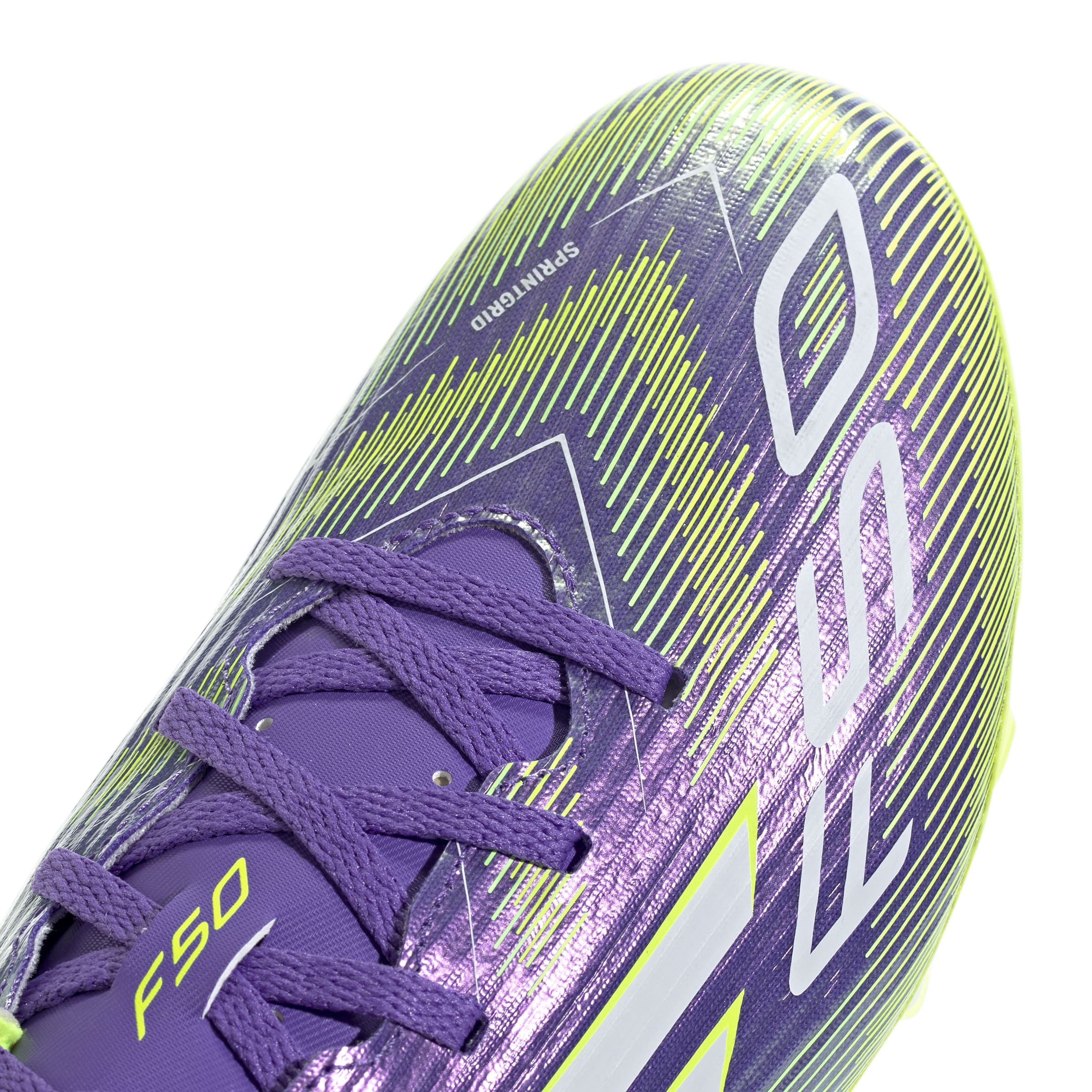 ADIDAS F50 CLUB FG/MG PURRUS/FTWWHT/LUCLEM – Bild 7