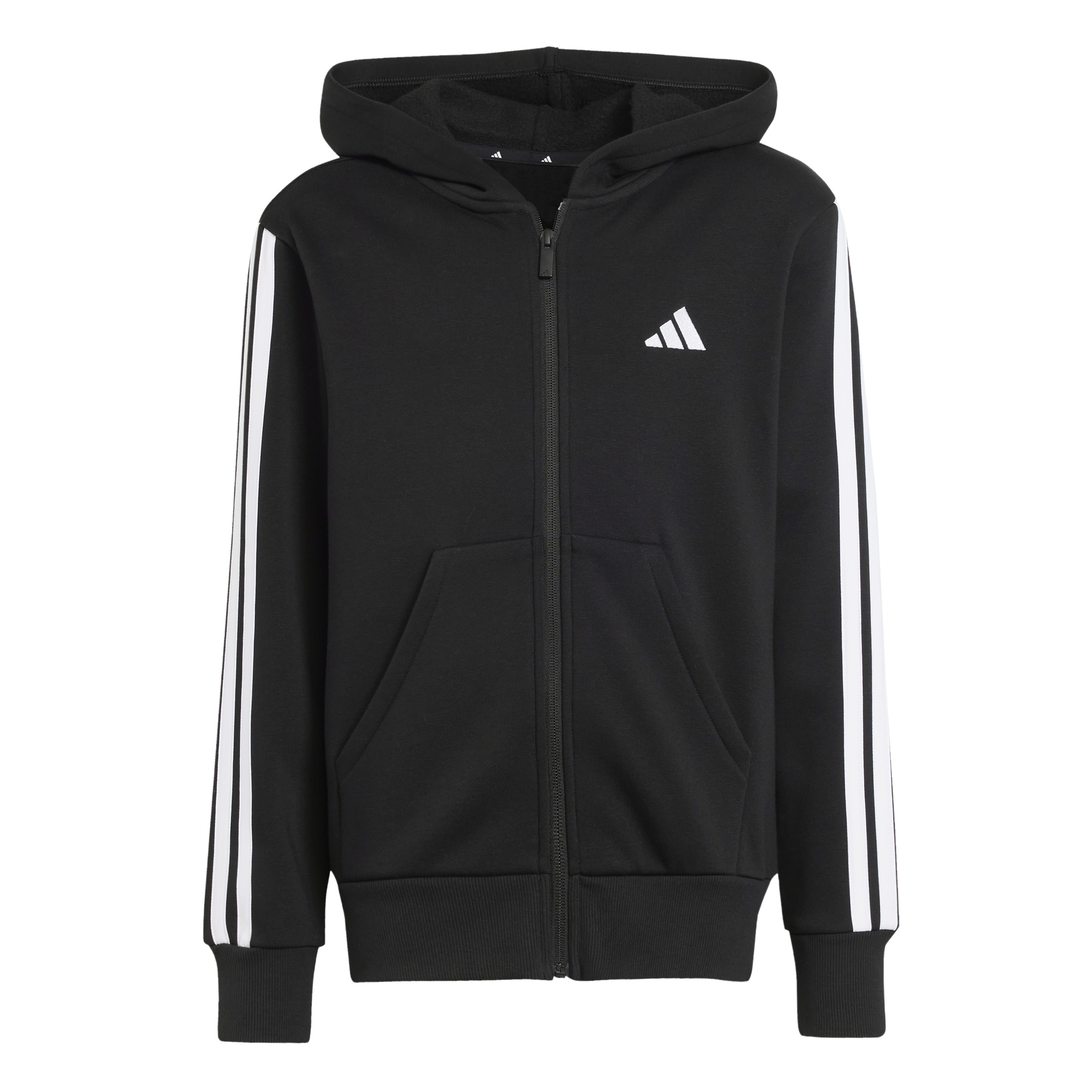 ADIDAS J 3S FL FZ HD BLACK/WHITE – Bild 2