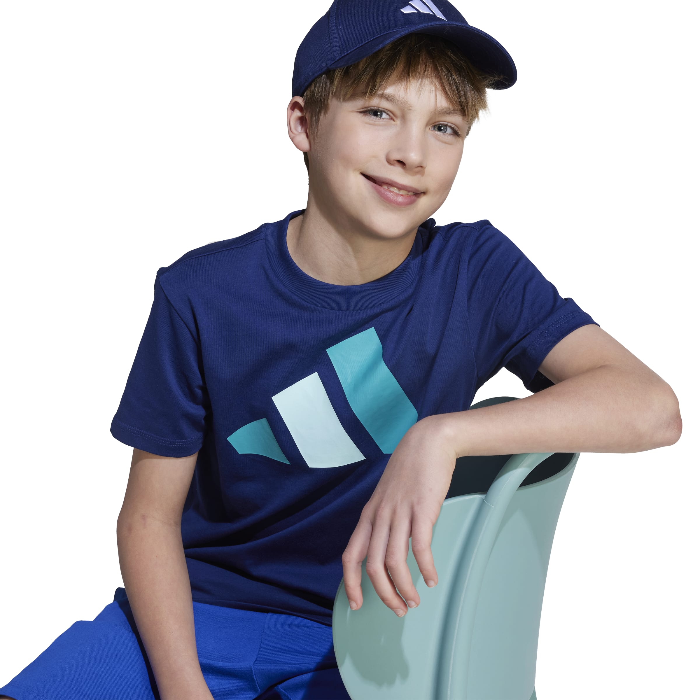 ADIDAS J BL TEE 160 DKBLUE/PURTEA/HALMIN – Bild 6