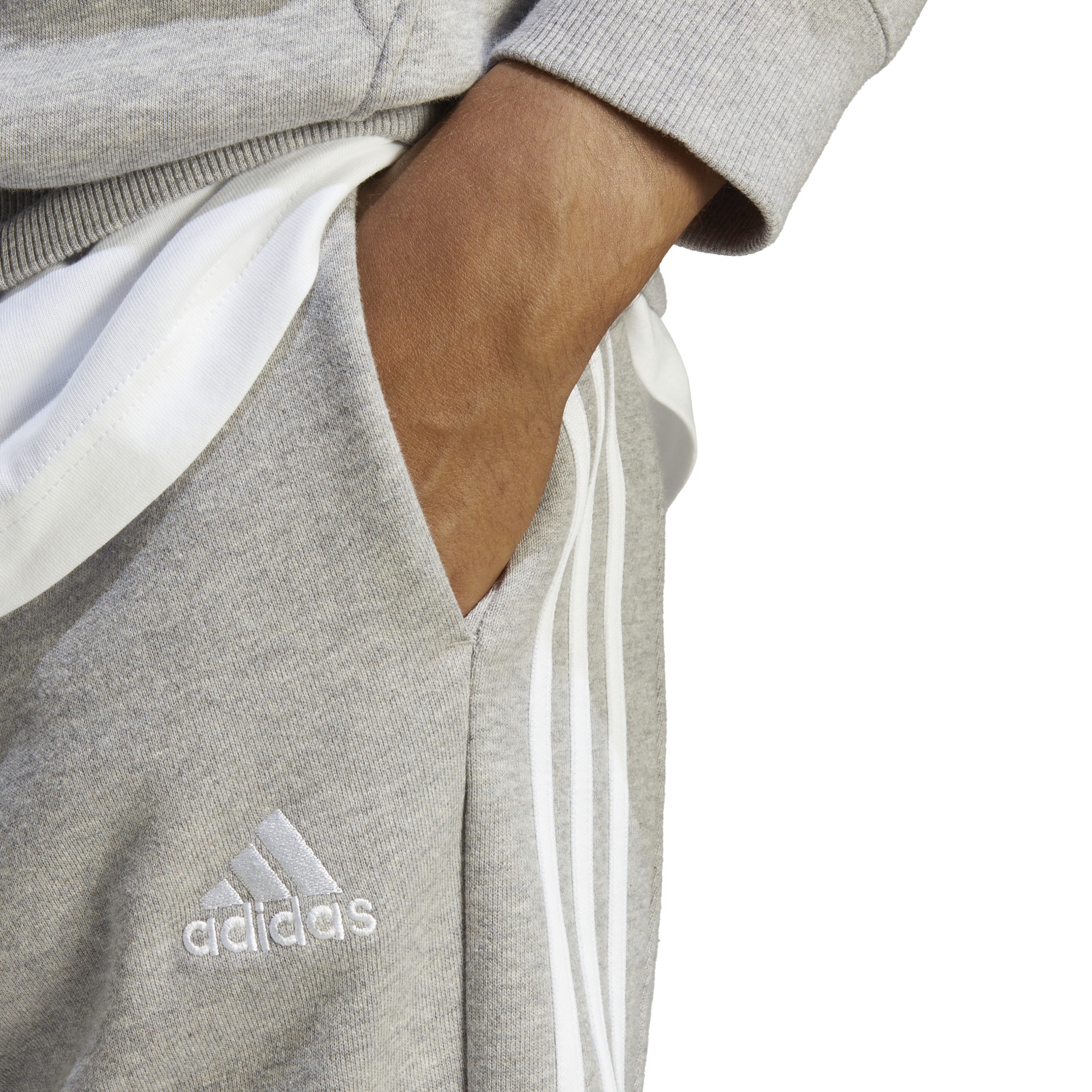 ADIDAS M 3S FT TC PT MGREYH/WHITE – Bild 4
