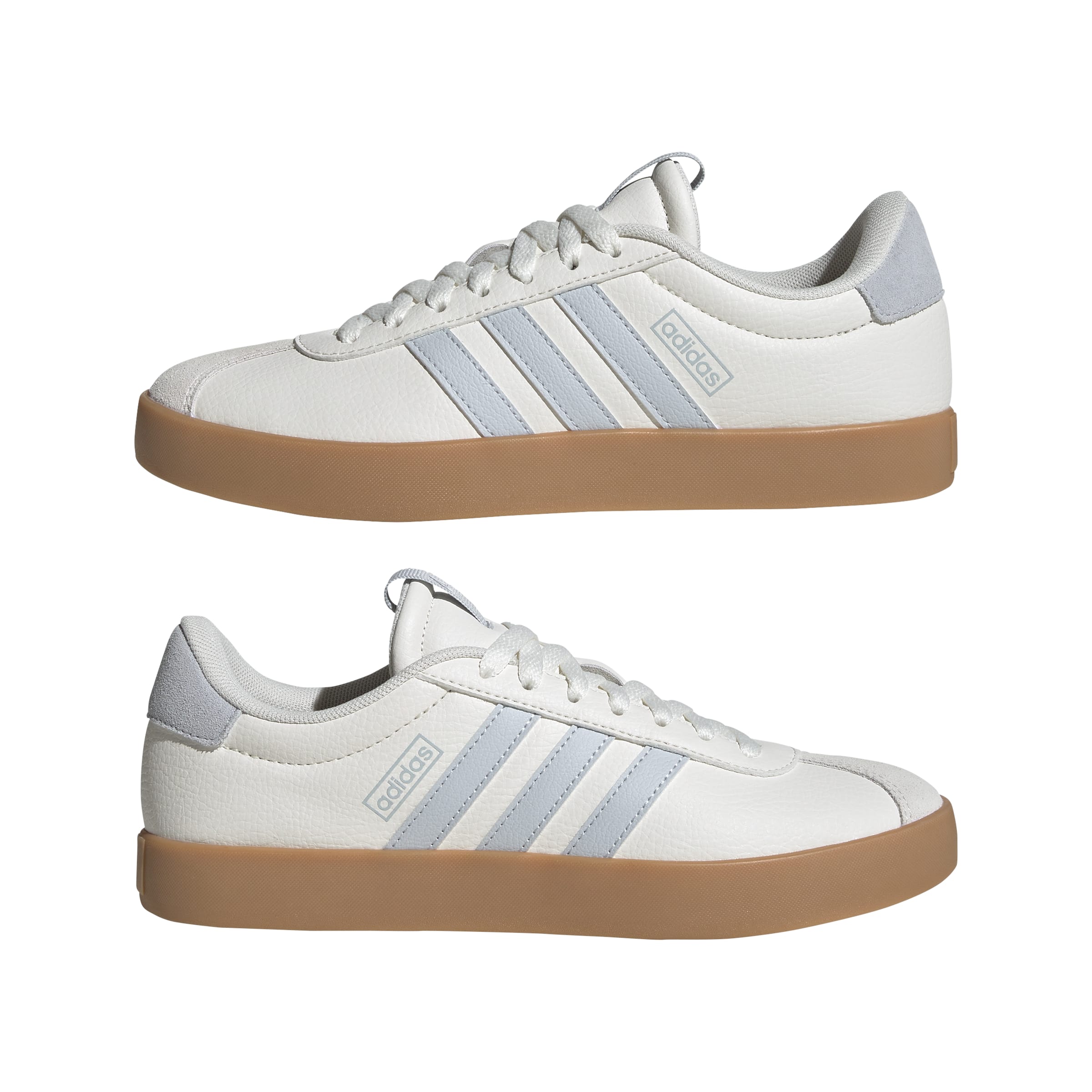 ADIDAS VL COURT 3.0 CWHITE/HALBLU/GUM3 – Bild 10
