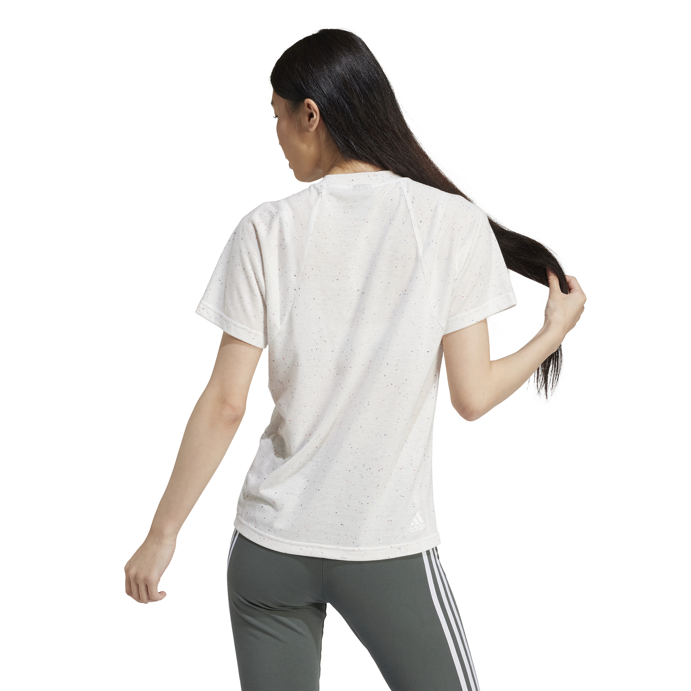 ADIDAS W WINRS 3.0 TEE WHTMEL/WHITE – Bild 4