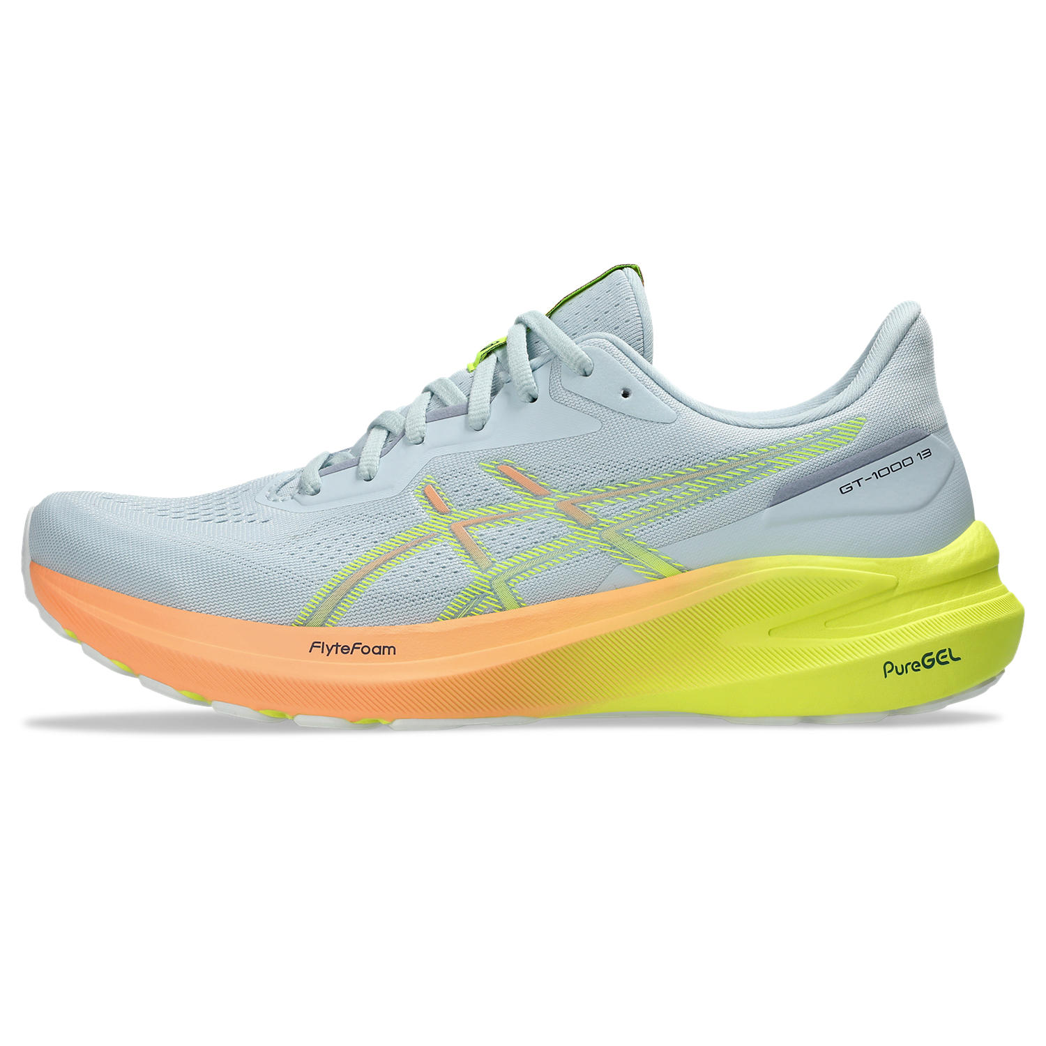Asics GT-1000 13 PARIS COOL GREY/SAFETY YELLOW