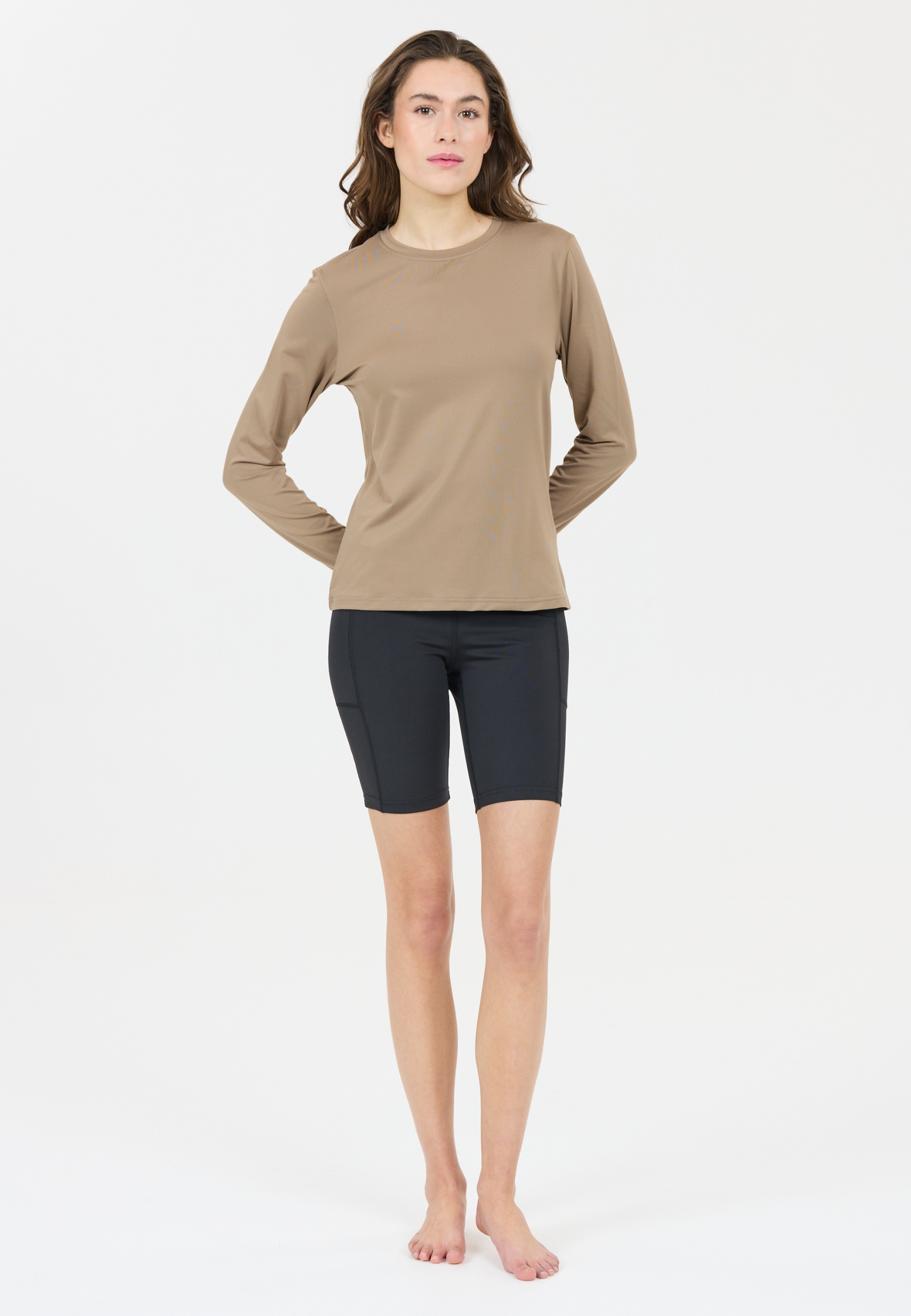 ATHLECIA Almi W L/S Tee ROASTED CASHEW – Bild 6