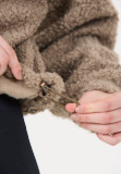 ATHLECIA Florrie W Sherpa Half zip WALNUT – Bild 5