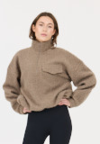 ATHLECIA Florrie W Sherpa Half zip WALNUT – Bild 8