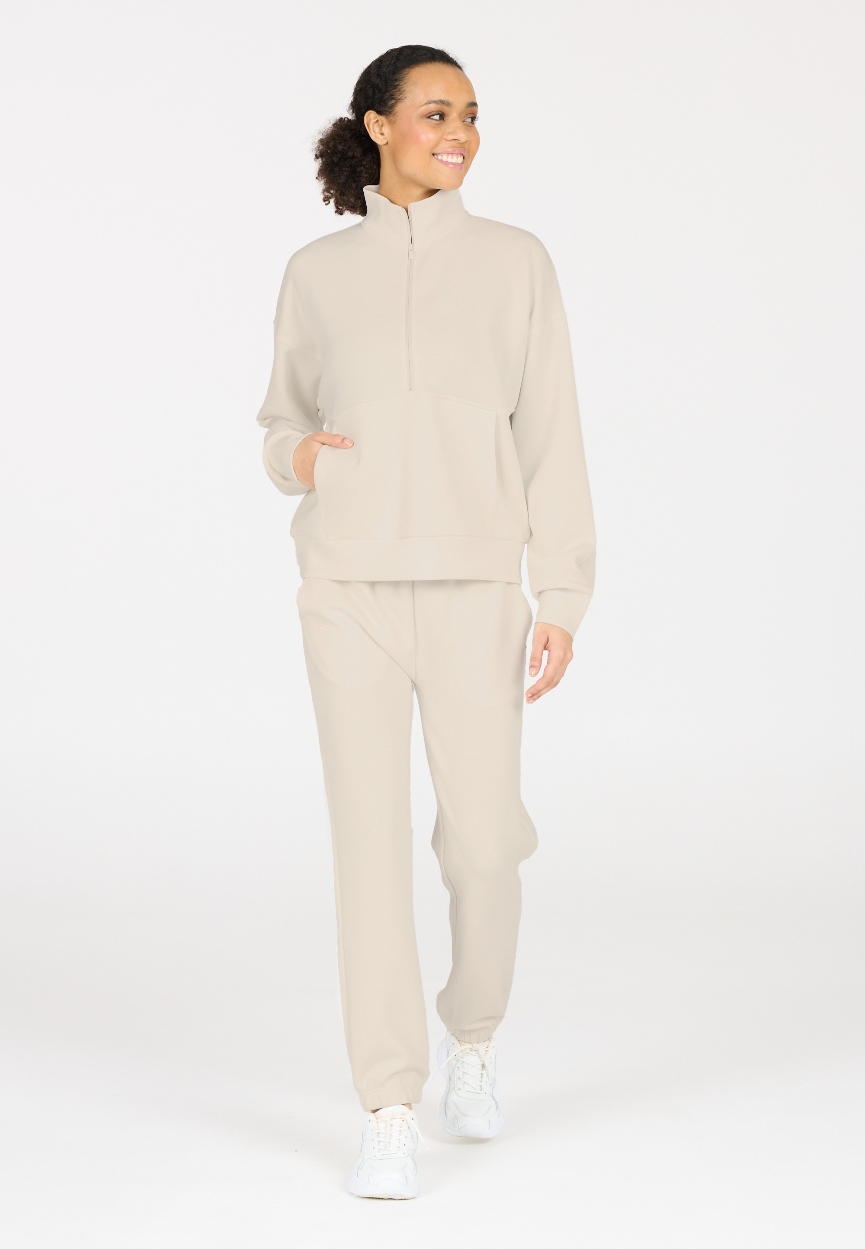 ATHLECIA Jillnana W Half Zip VAPOROUS GRAY – Bild 6
