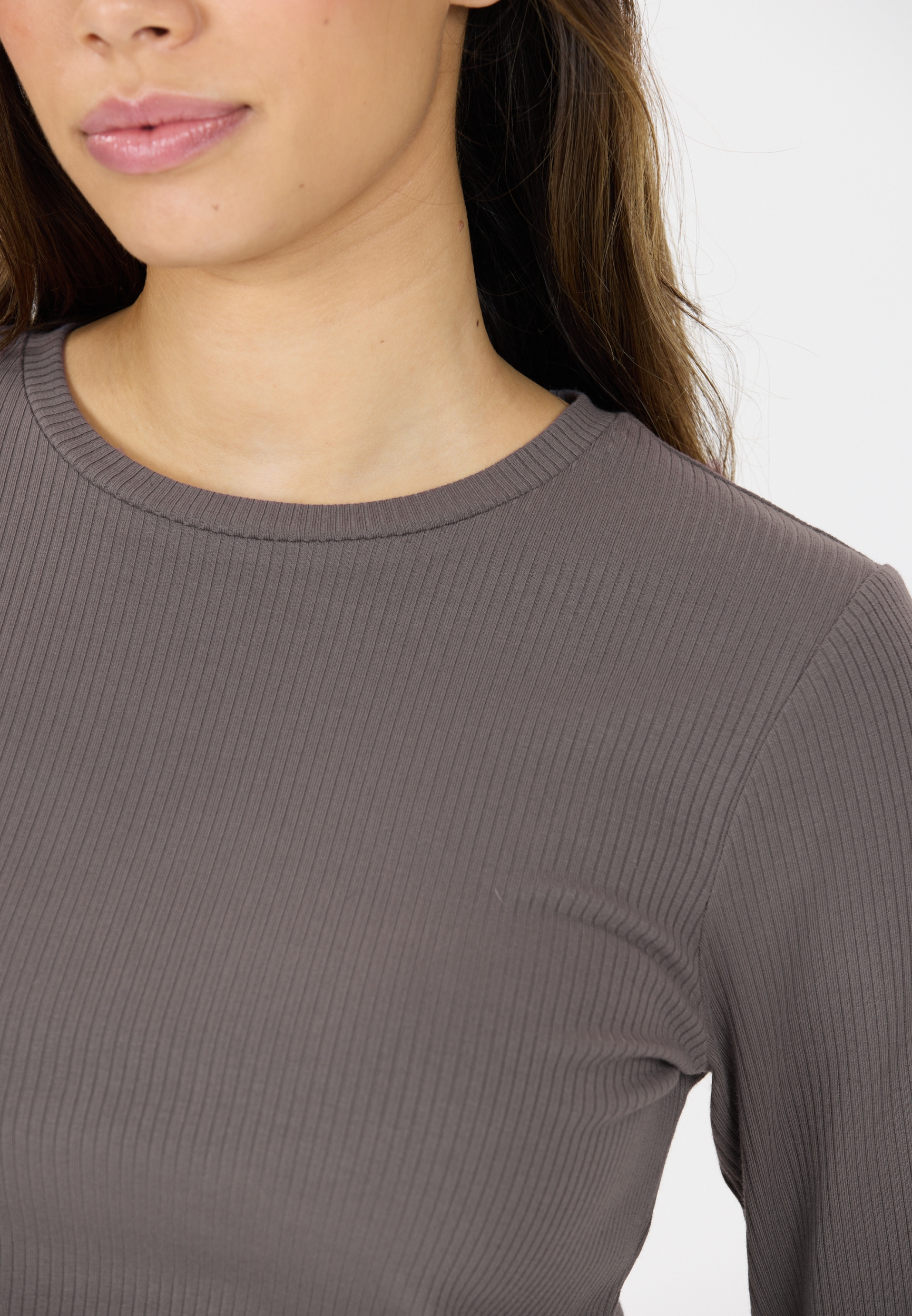 ATHLECIA Lankae W L/S Tee PLUM KITTEN – Bild 3