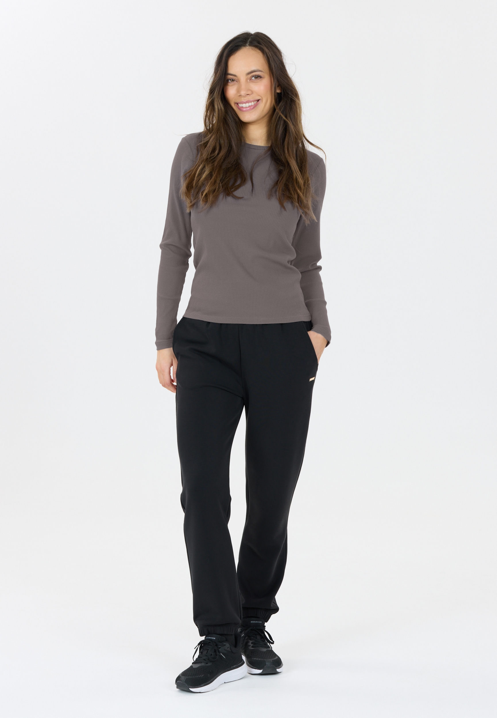 ATHLECIA Lankae W L/S Tee PLUM KITTEN – Bild 5