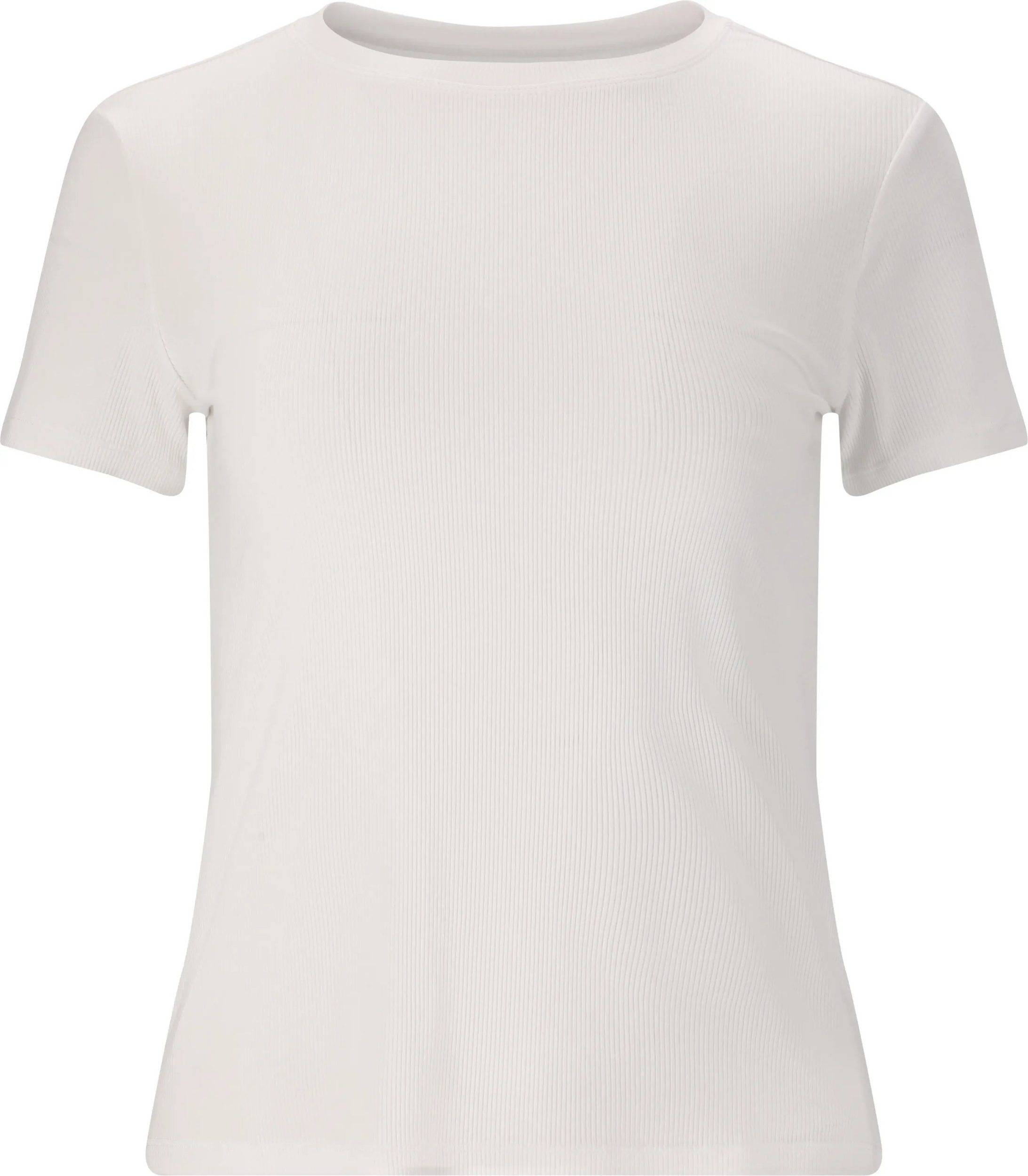 ATHLECIA Tinashe W Rib S/S Tee WHITE