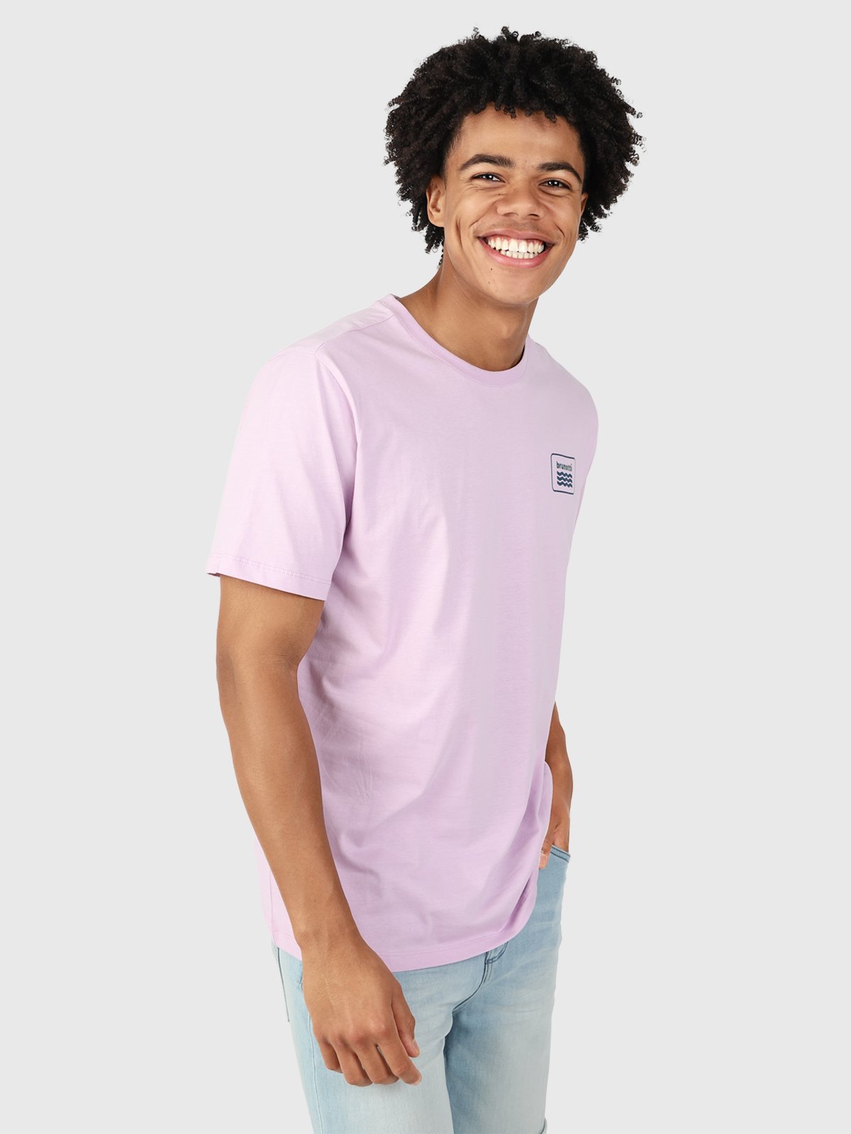 BRUNOTTI Logo-Wave Men T-shirt ORCHID – Bild 6