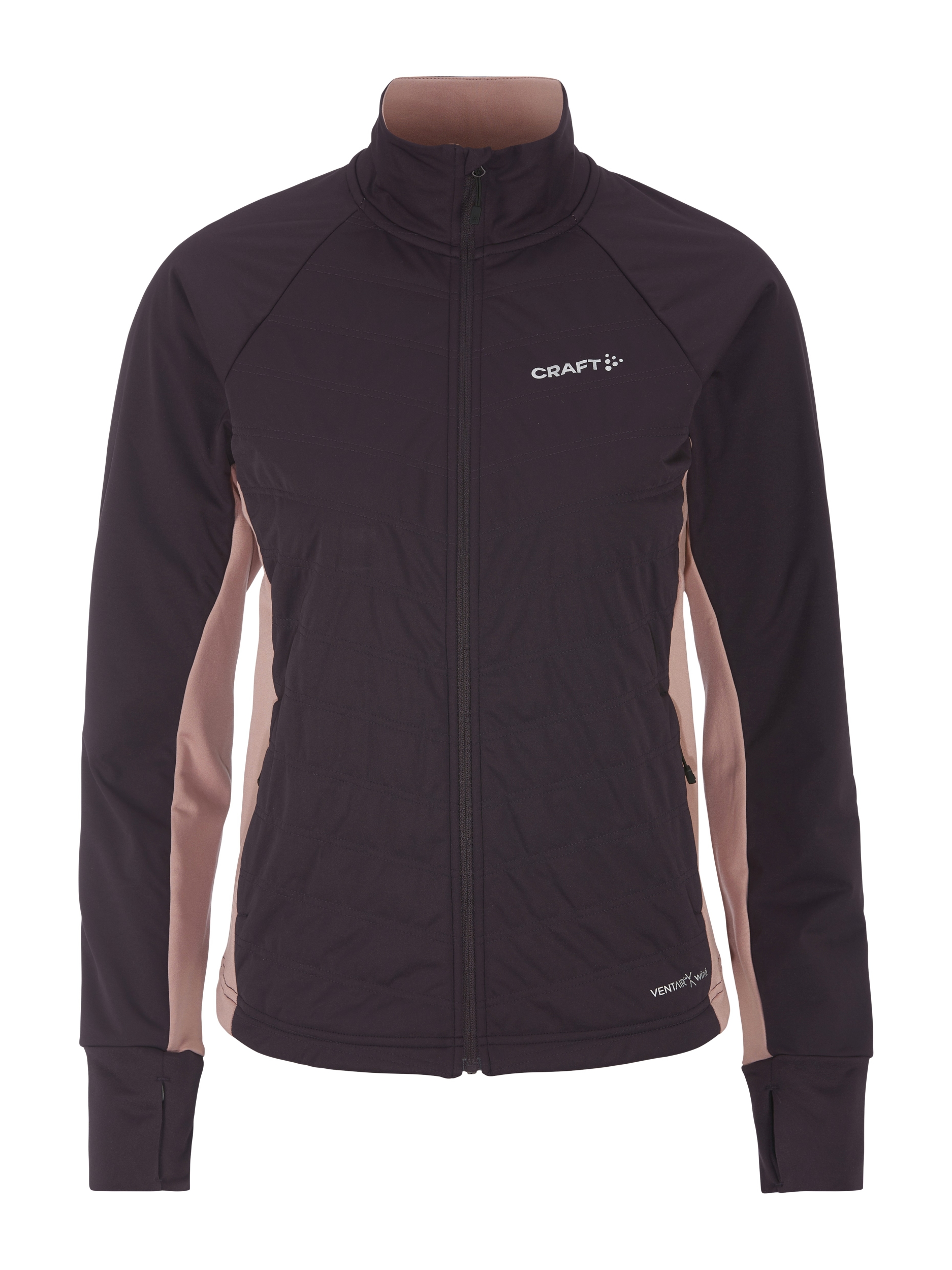 CRAFT ADV ESSENCE WARM JACKET W DK PLUM/CHARM