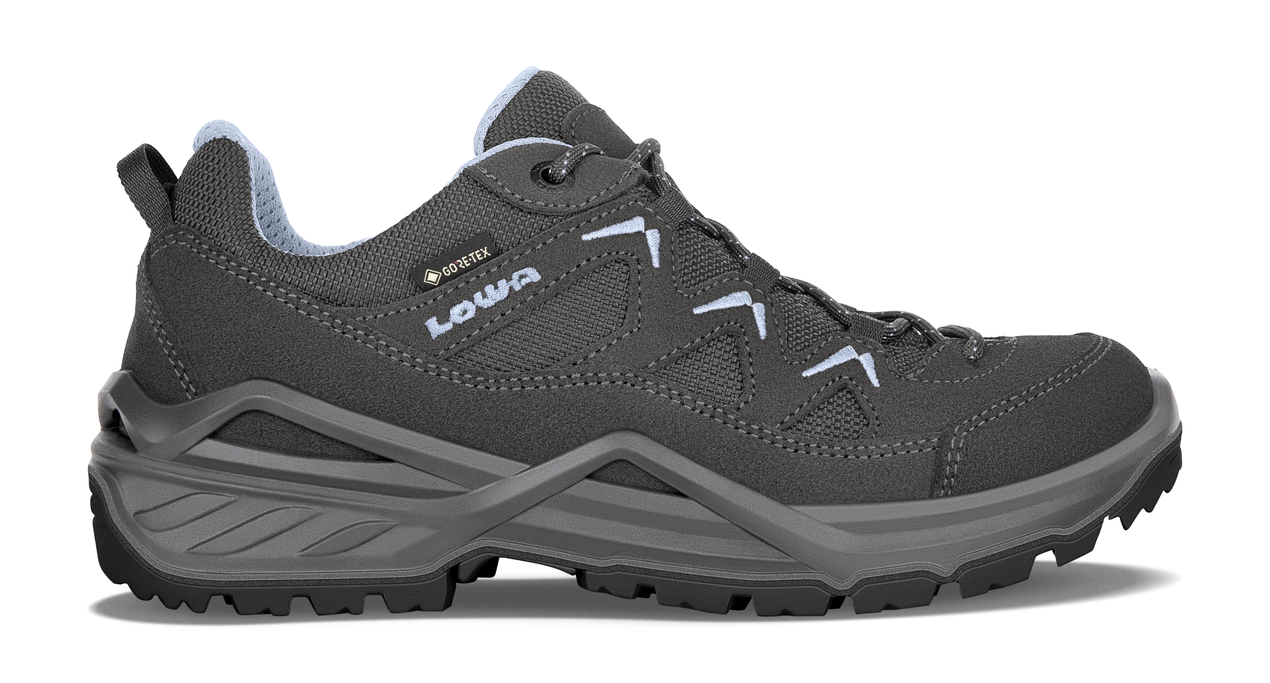 LOWA SIRKOS EVO GTX LO Ws GRAPHIT/EISBLAU