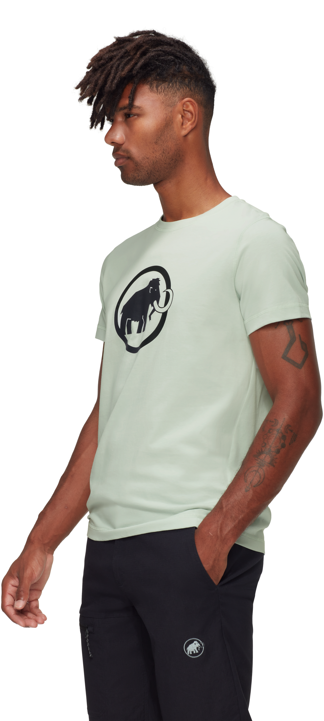 MAMMUT Mammut Core T-Shirt Men Classic SILVER SAGE – Bild 2