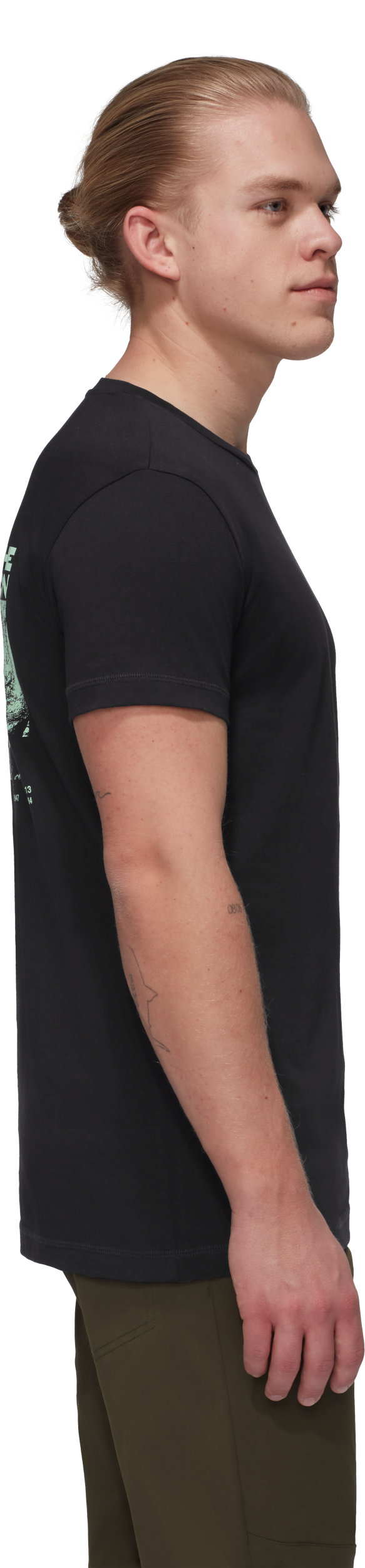 MAMMUT Massone T-Shirt Men Wagon BLACK – Bild 4