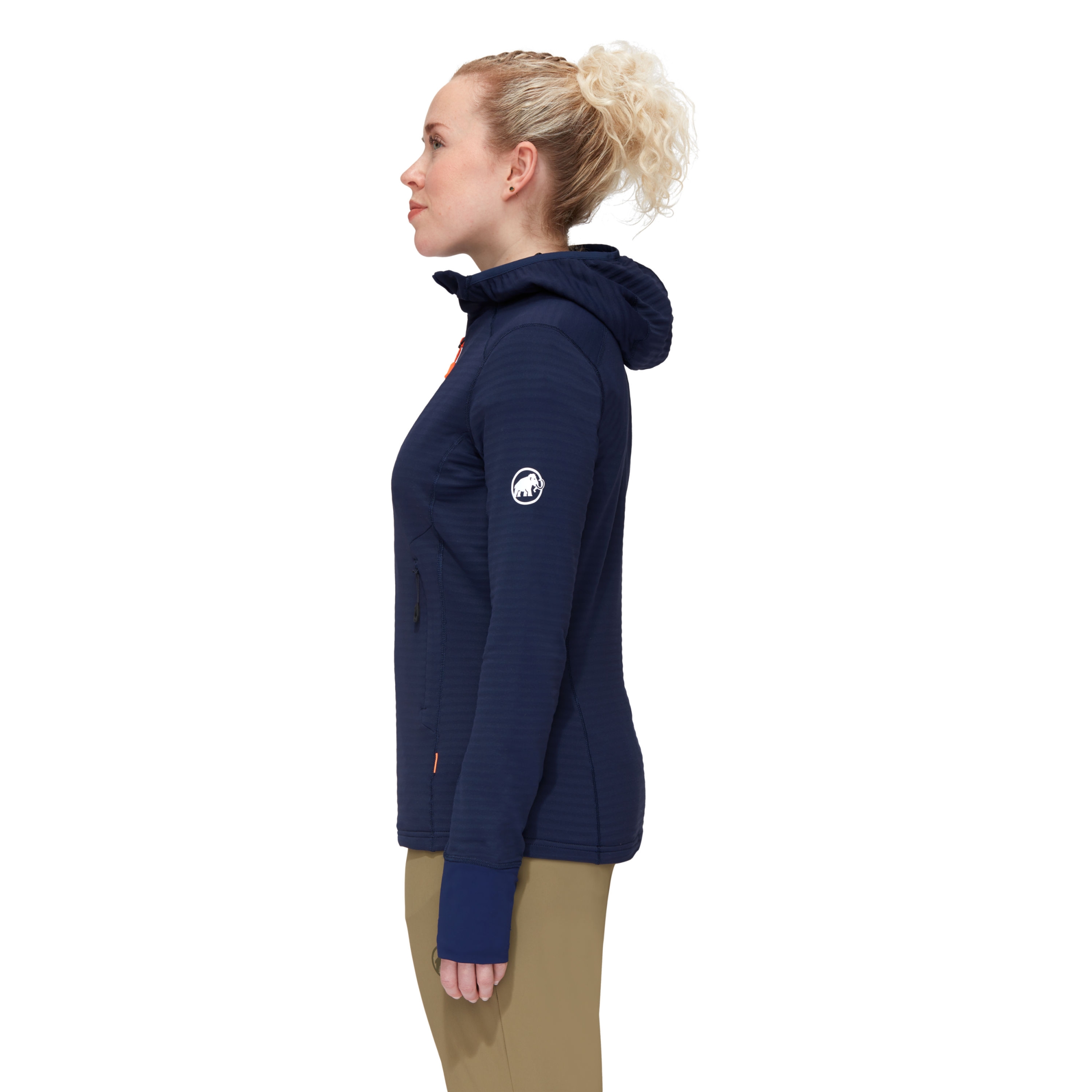MAMMUT Taiss Light ML Hooded Jacket Women MARINE – Bild 10
