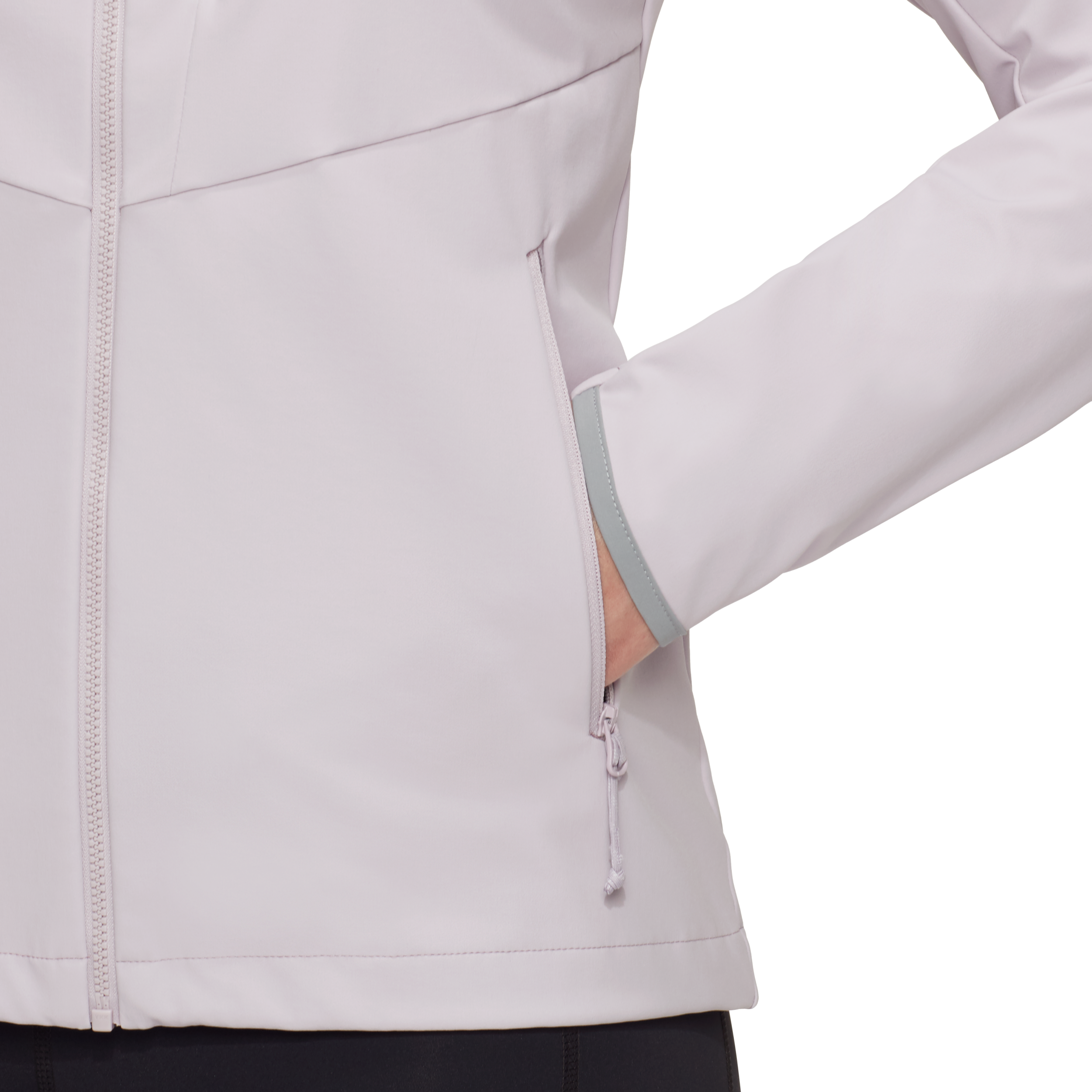MAMMUT Ultimate Comfort SO Hooded Jacket Women ALPINE CALAMINT – Bild 6