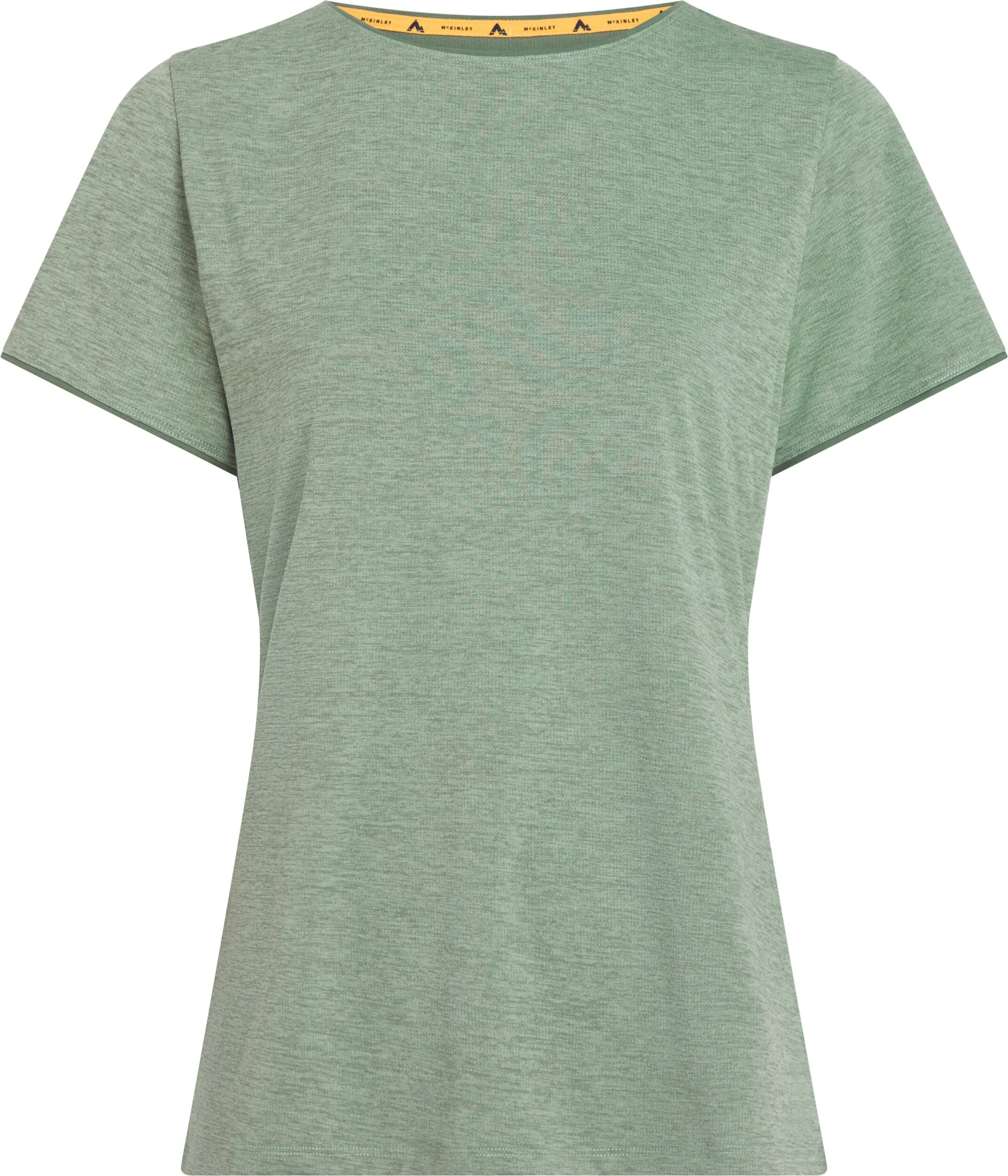 McKINLEY Da.-T-Shirt Hunu W 914 MELANGE/GREEN SM