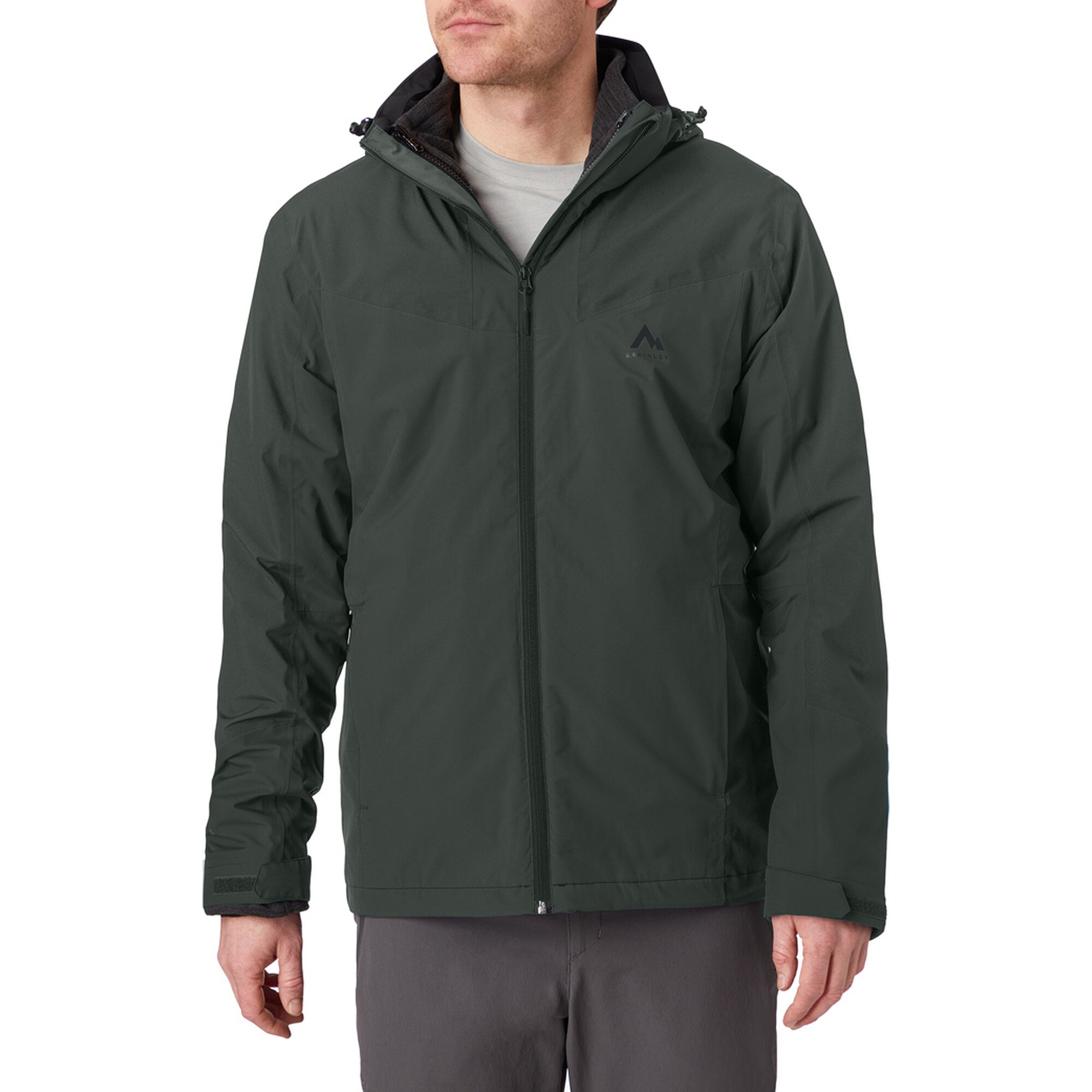 McKINLEY He.-Doppel-Jacke Tessi 3:1 II M GREEN DARK/BLACK NIG – Bild 4