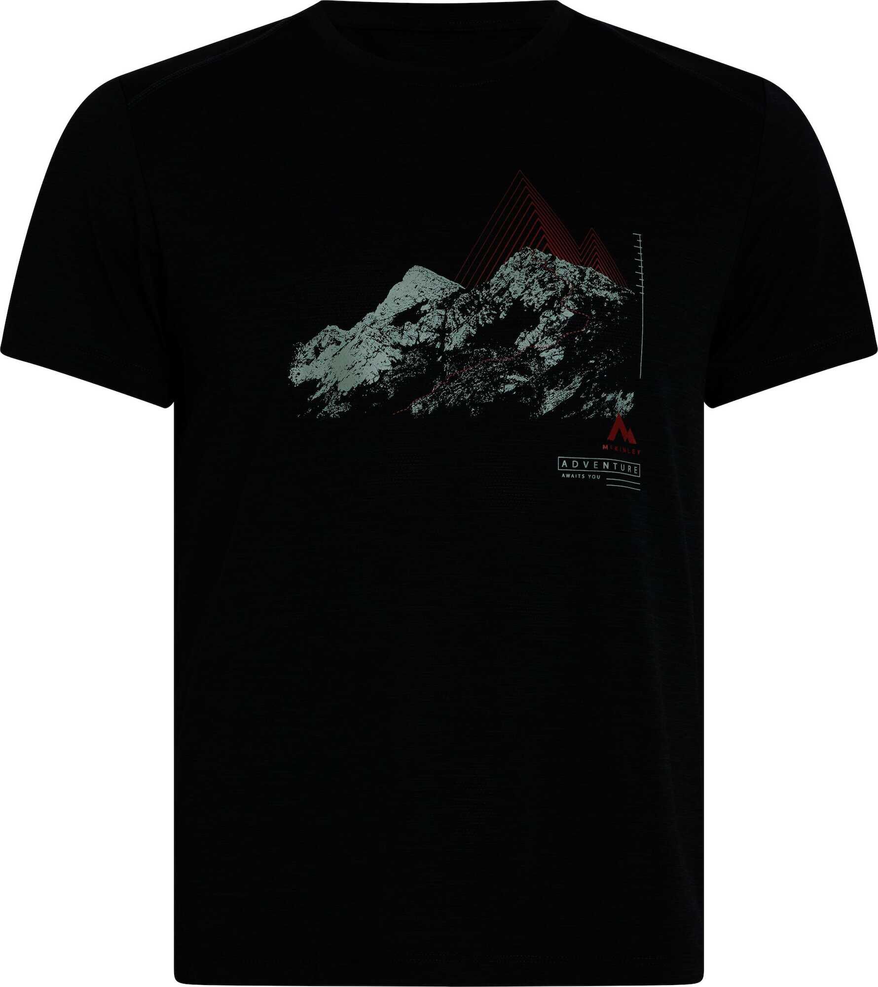 McKINLEY He.-T-Shirt Lele II M BLACK NIGHT