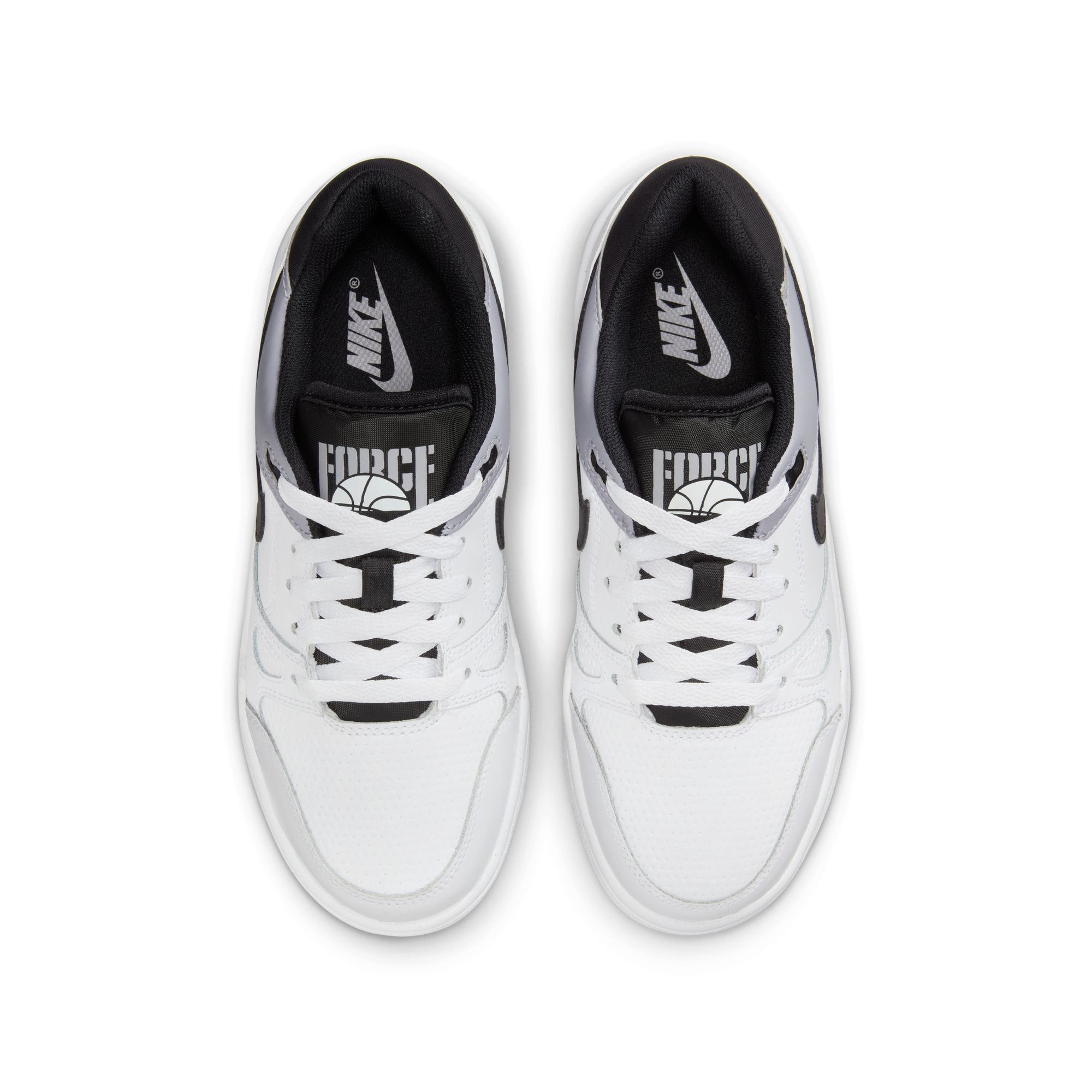 NIKE NIKE FULL FORCE LO (GS) WHITE/BLACK-PEWTER – Bild 4