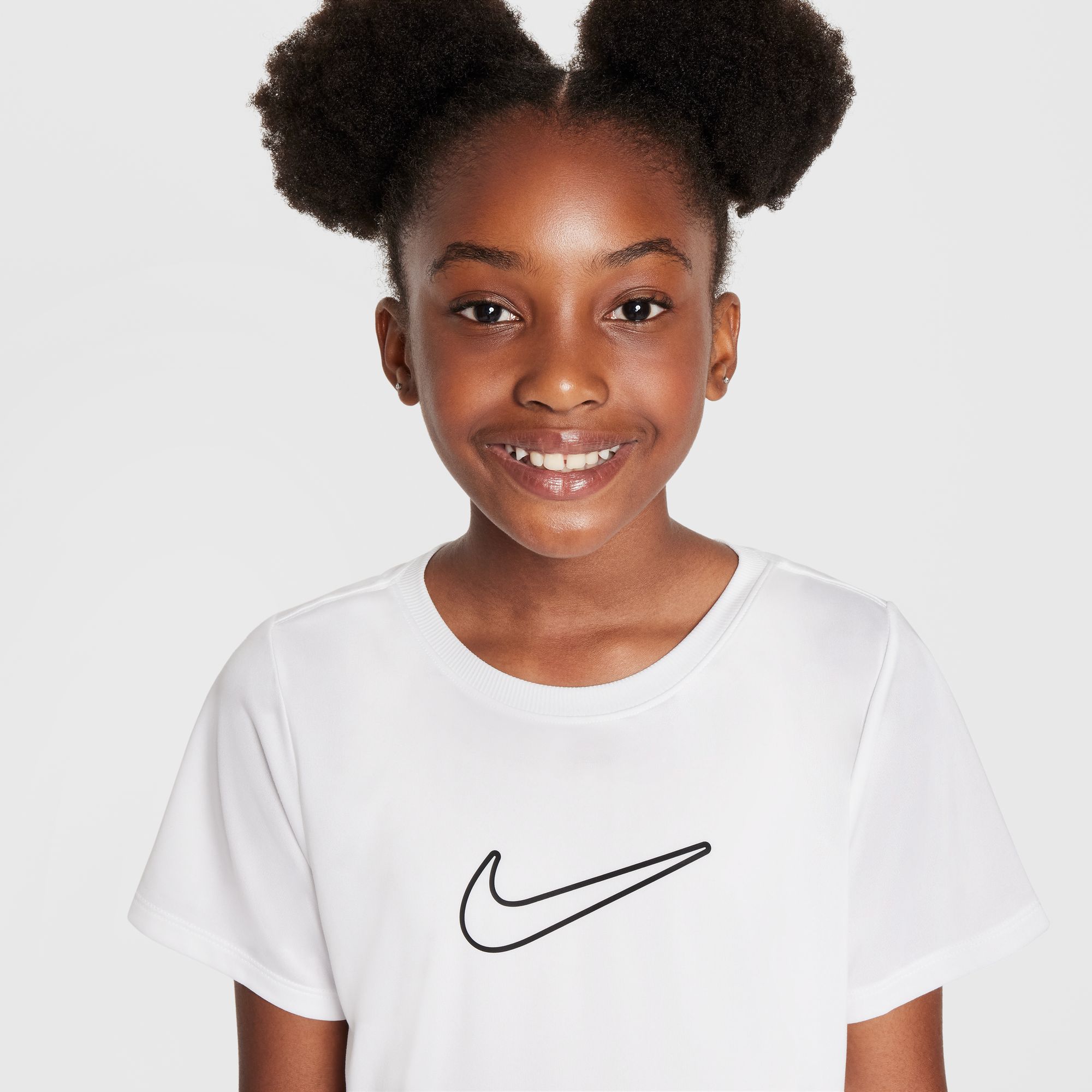 NIKE G NK DF ONE STD SS TOP HBR WHITE/BLACK – Bild 3