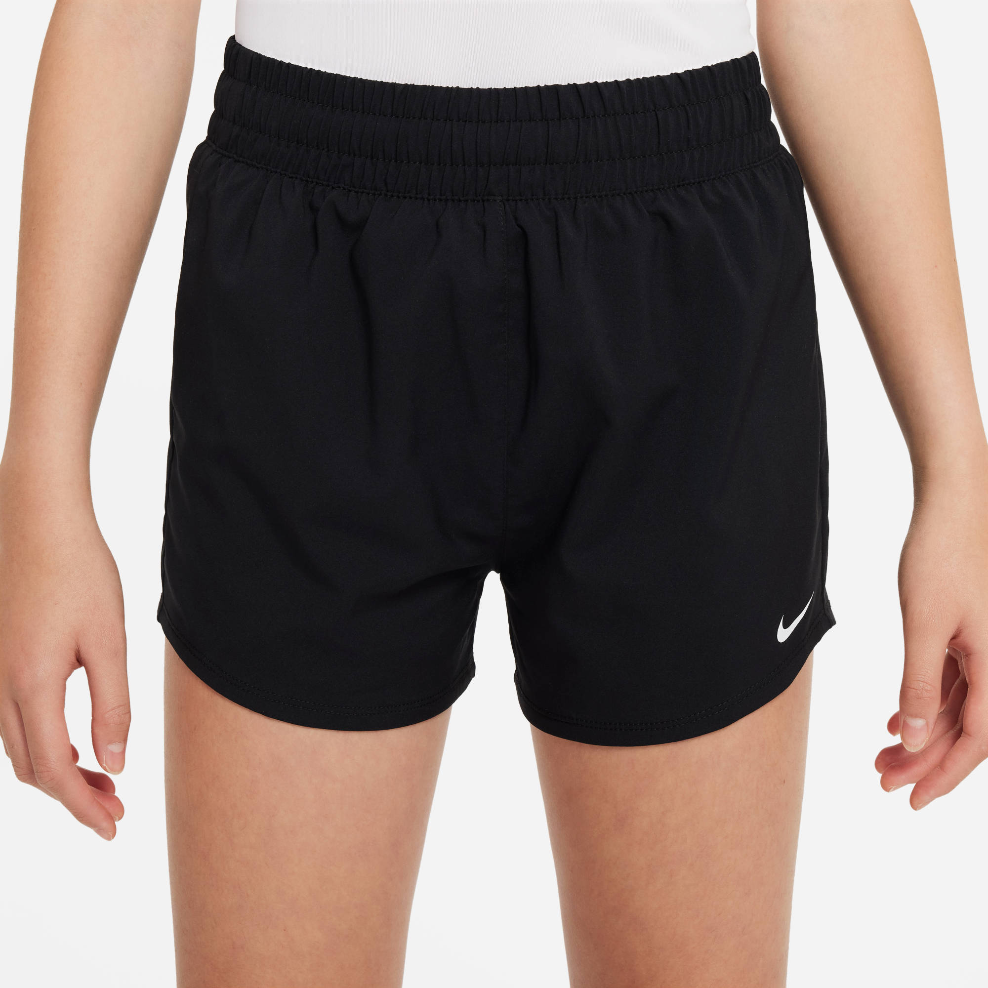 NIKE G NK DF ONE WVN HR SHORT BLACK/WHITE – Bild 2