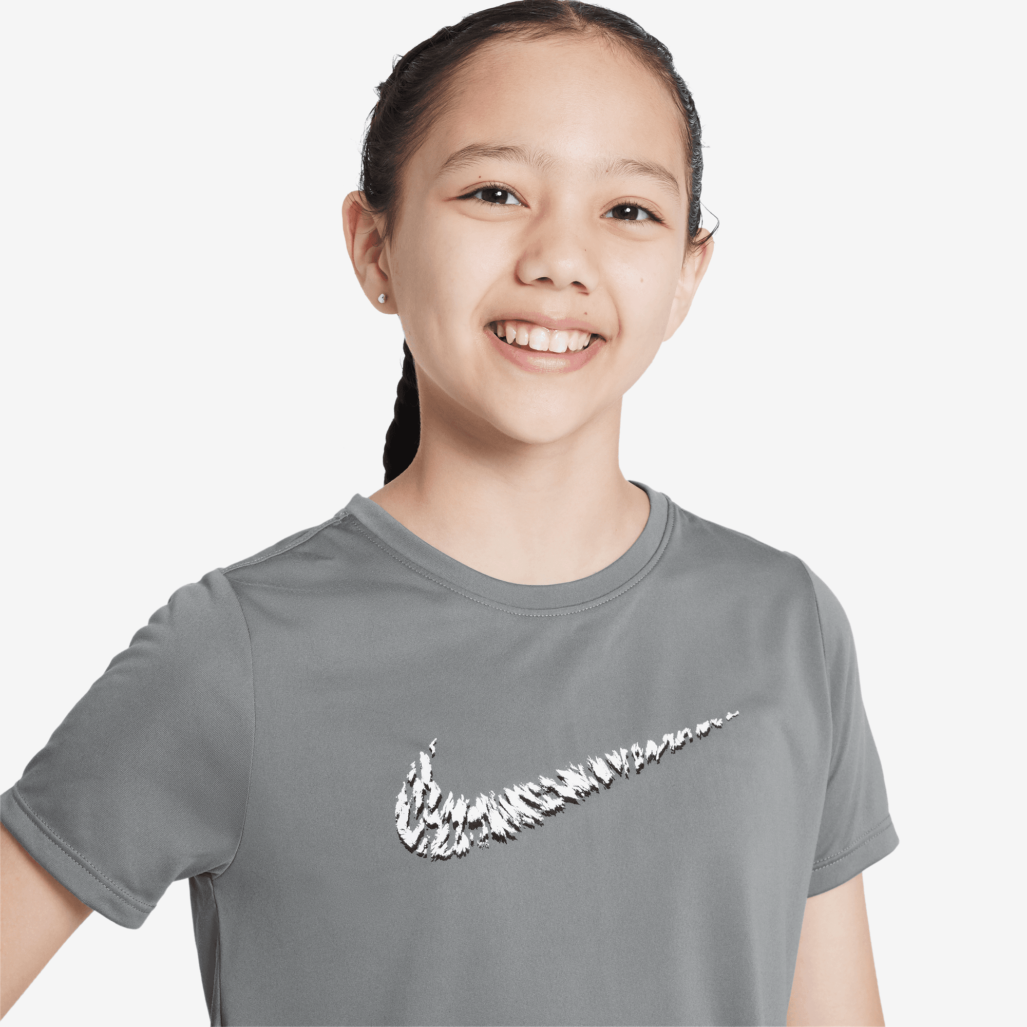 NIKE G NK ONE SS TOP GX VNR SMOKE GREY – Bild 3