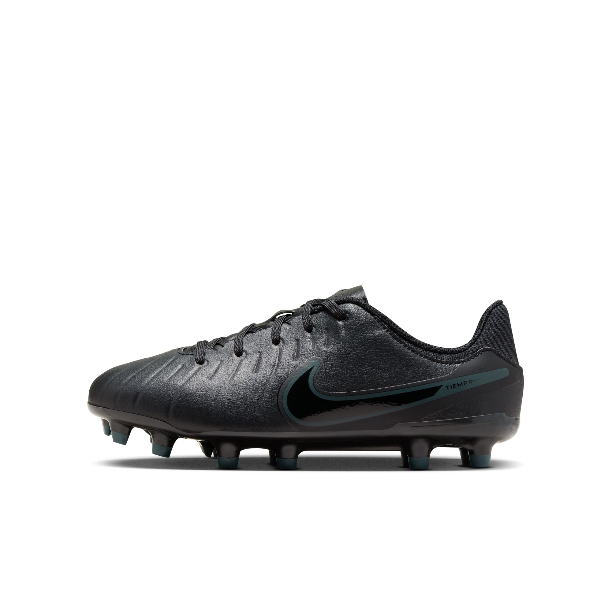 NIKE JR LEGEND 10 ACADEMY FG/MG BLACK/BLACK-DEEP JUNGLE – Bild 5
