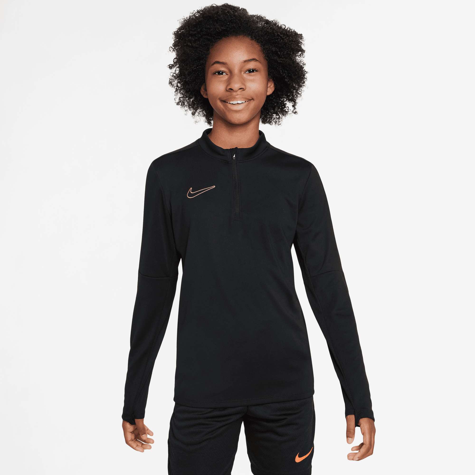 NIKE K NK DF ACD23 DRILL TOP BR BLACK/BLACK/METALLIC GOLD