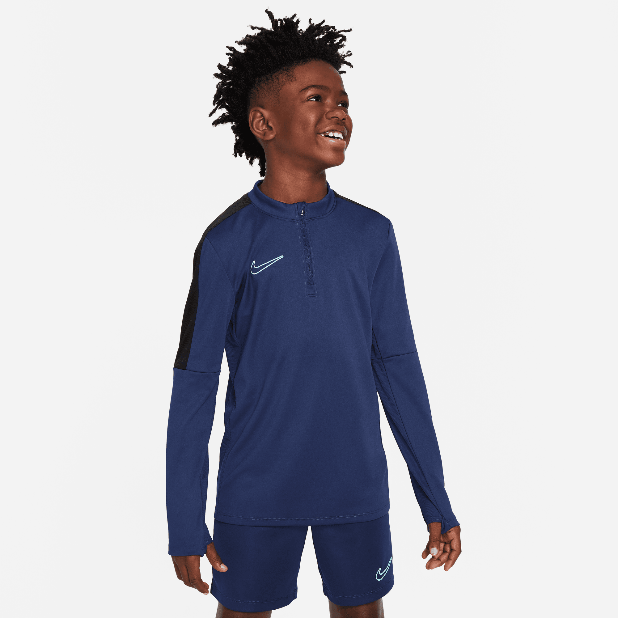 NIKE K NK DF ACD23 DRILL TOP BR MIDNIGHT NAVY/BLACK/HYPER TURQ