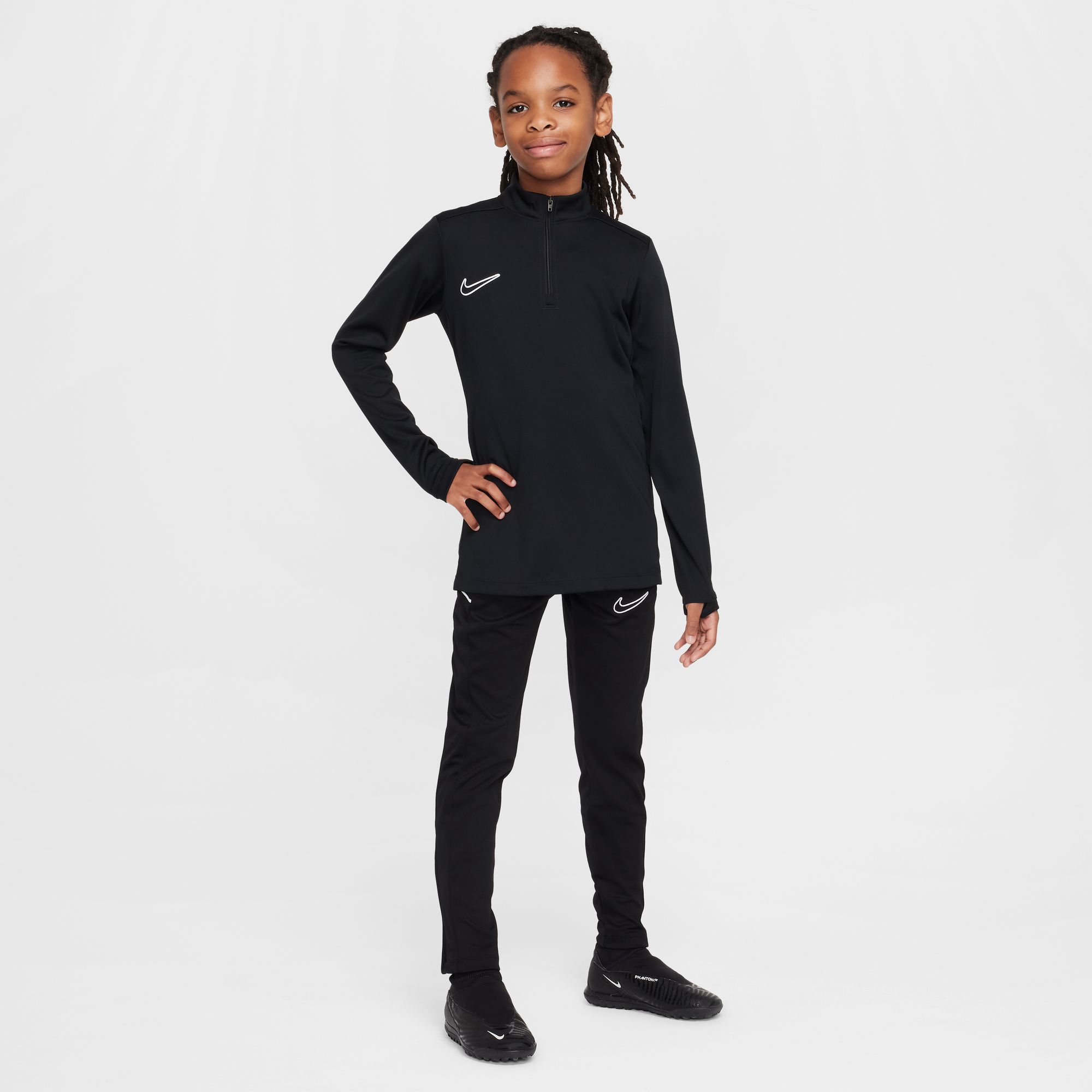 NIKE K NK DF ACD25 DRIL TOP -PD BLACK/BLACK/WHITE – Bild 2