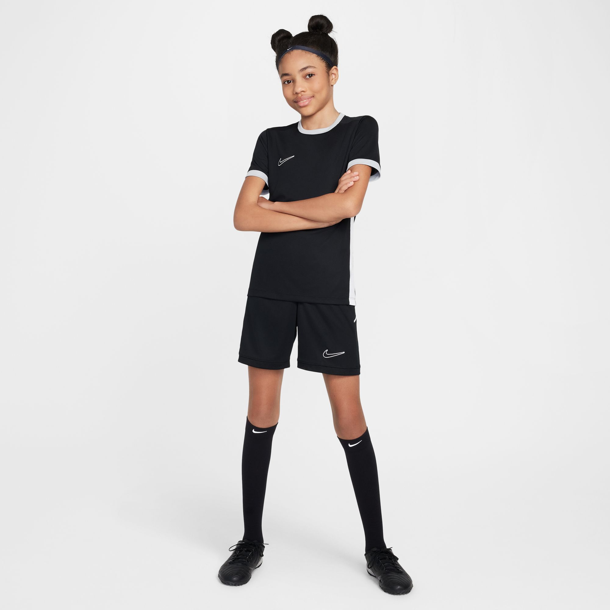 NIKE K NK DF ACD25 SHORT K 7IN -PD BLACK/BLACK/WHITE – Bild 2