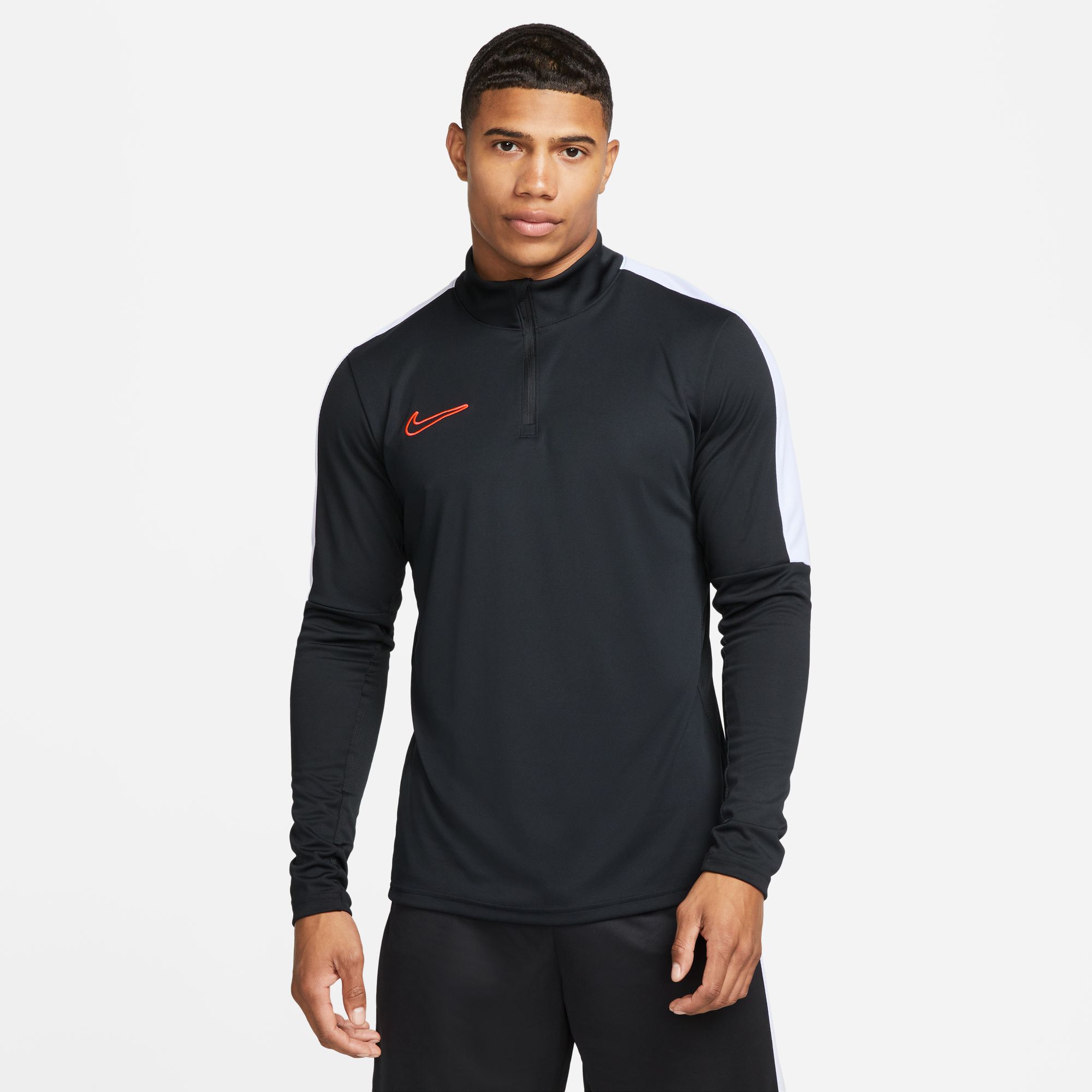 NIKE M NK DF ACD23 DRIL TOP BR BLACK/WHITE/BRIGHT CRIMSON