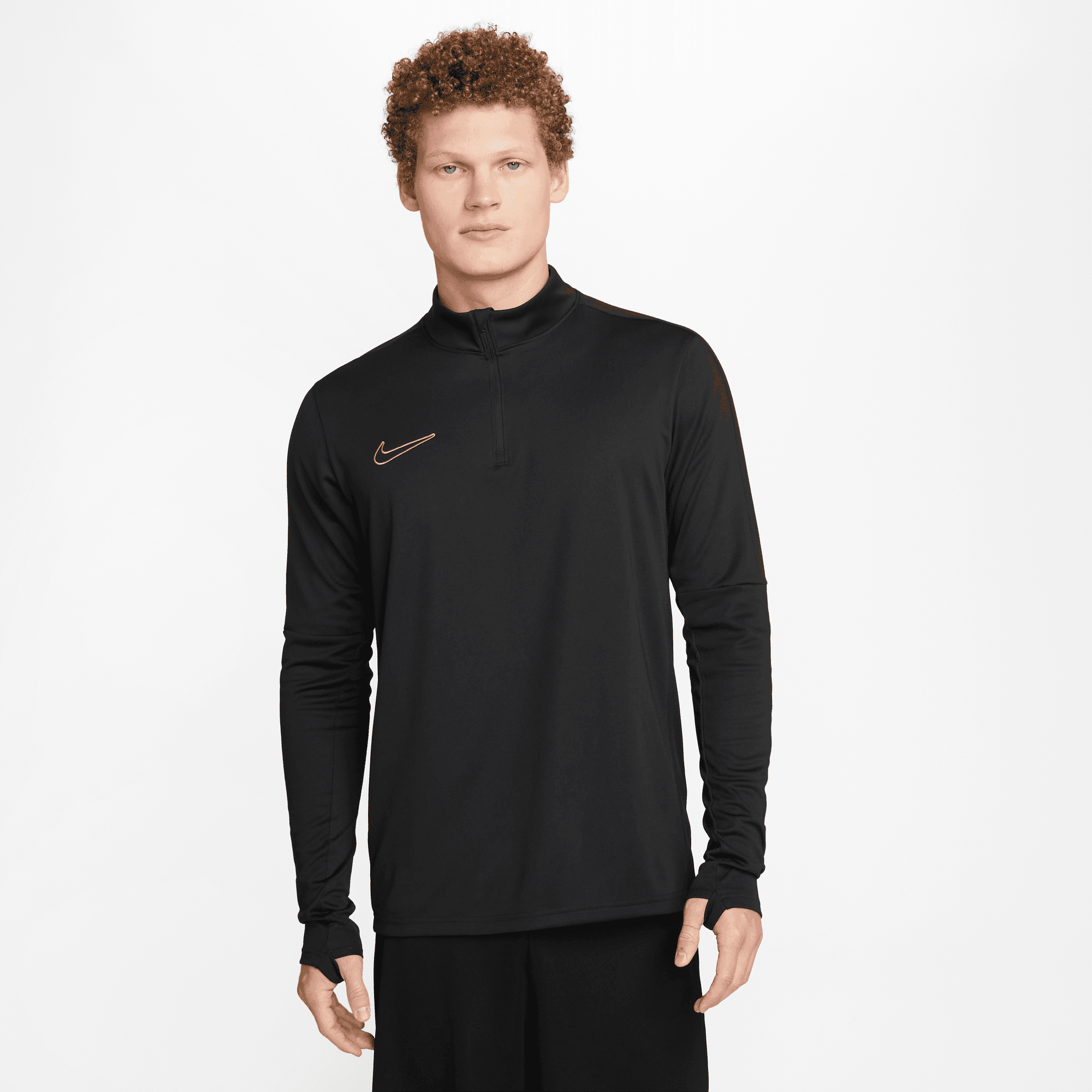 NIKE M NK DF ACD23 DRIL TOP BR BLACK/BLACK/METALLIC GOLD