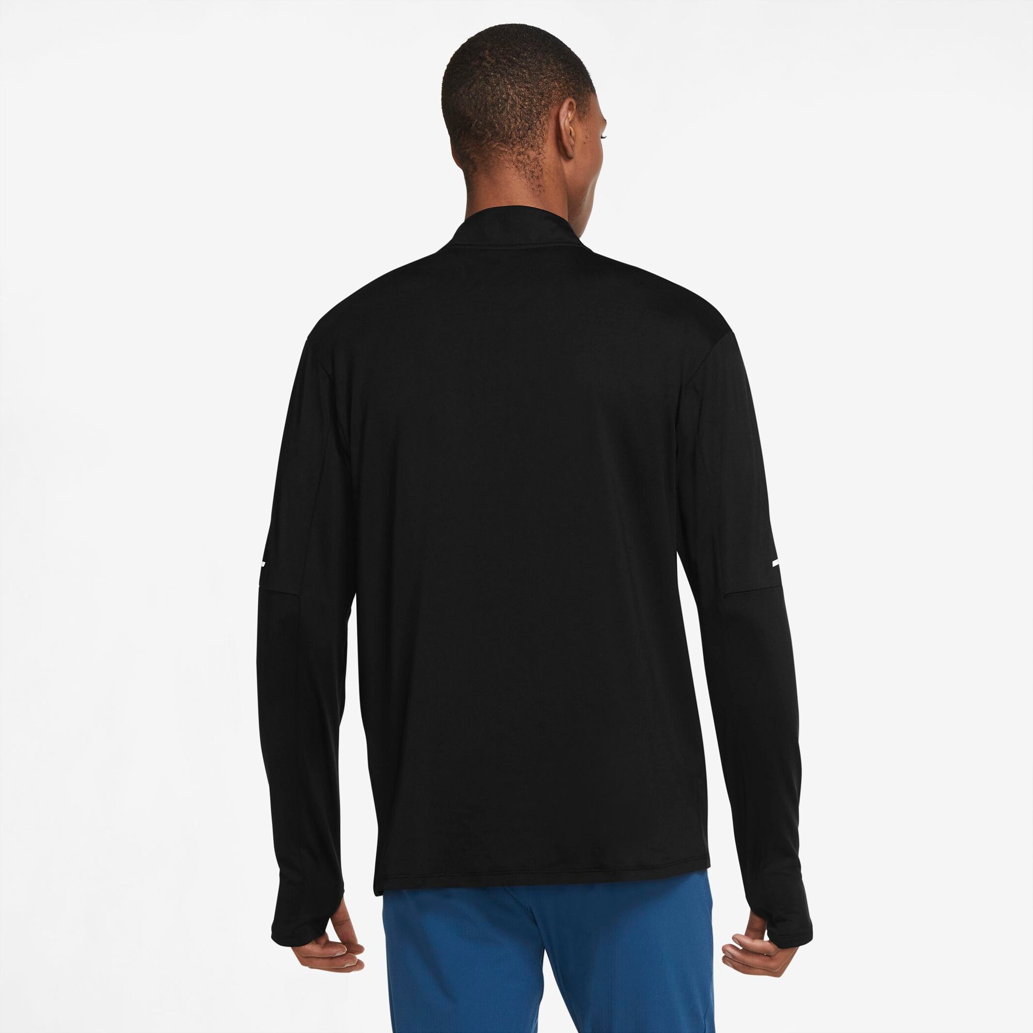 NIKE M NK DF ELMNT TOP HZ BLACK/REFLECTIVE SILV – Bild 2