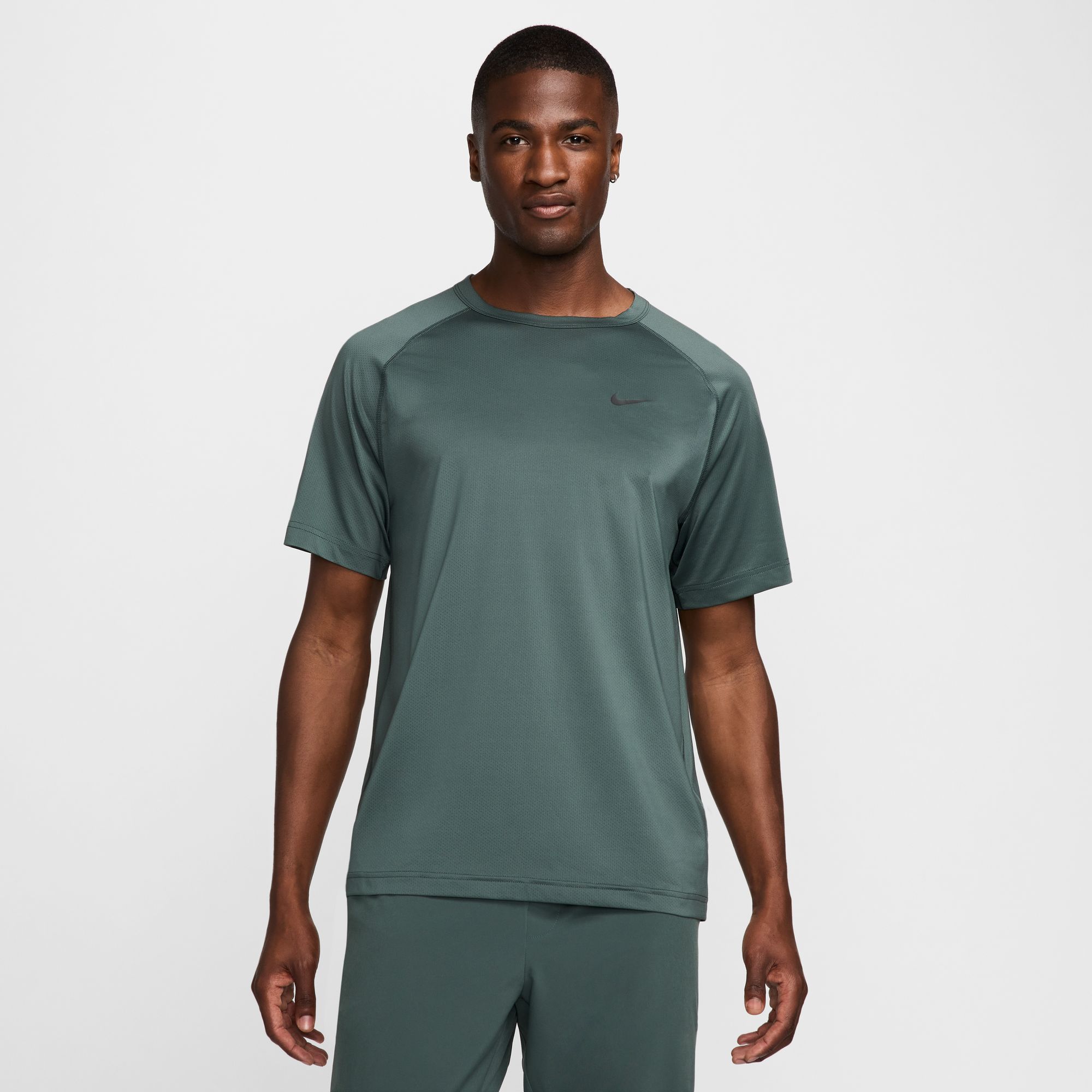NIKE M NK DF READY SS VINTAGE GREEN/BLACK