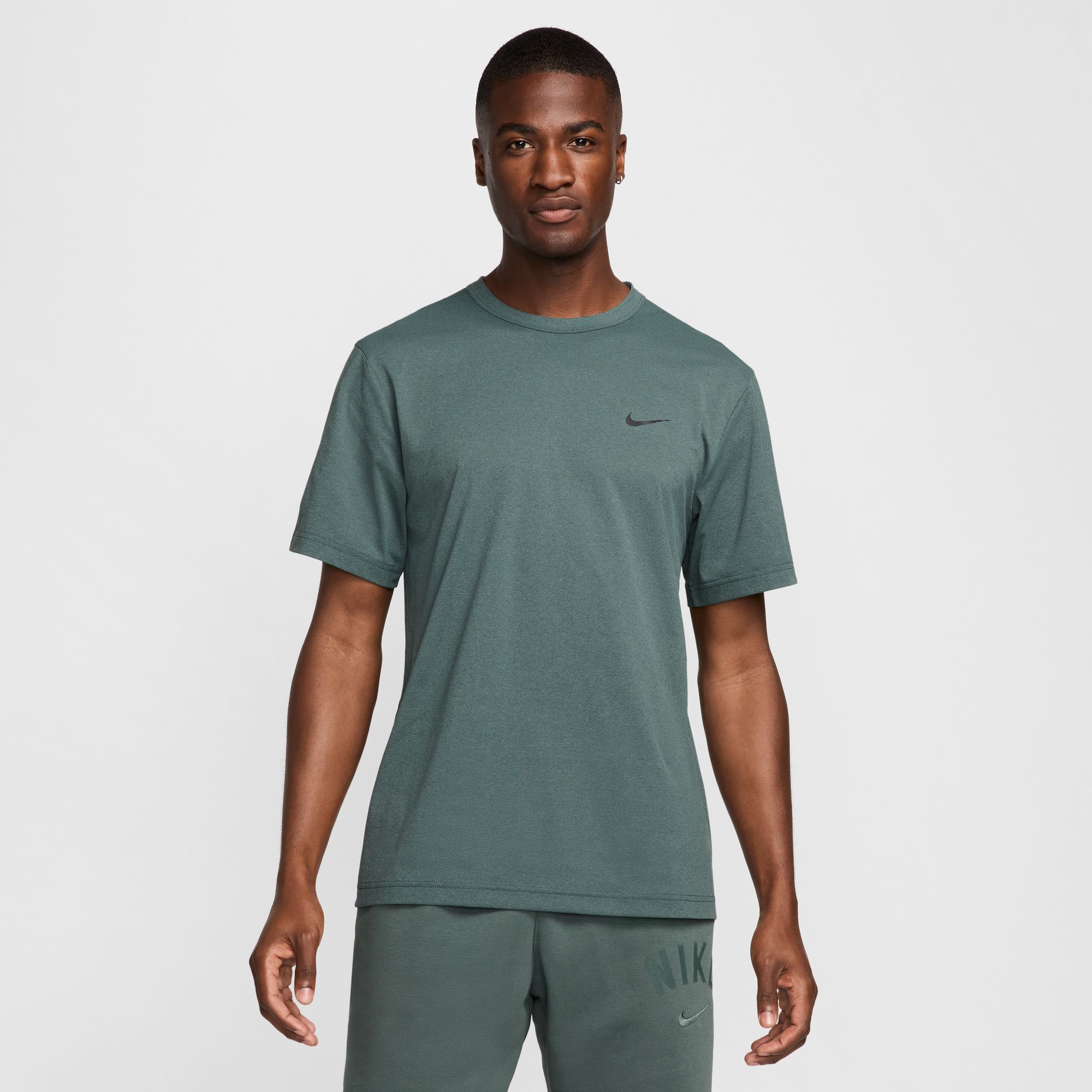 NIKE M NK DF UV HYVERSE SS VINTAGE GREEN/BLACK
