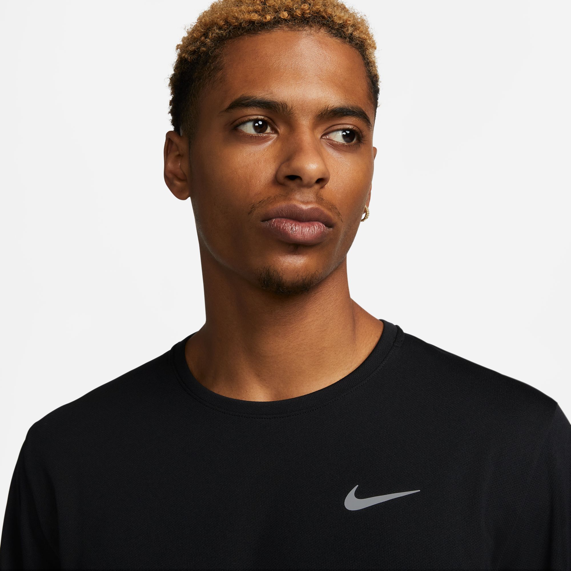 NIKE M NK DF UV MILER TOP LS BLACK/REFLECTIVE SILV – Bild 3