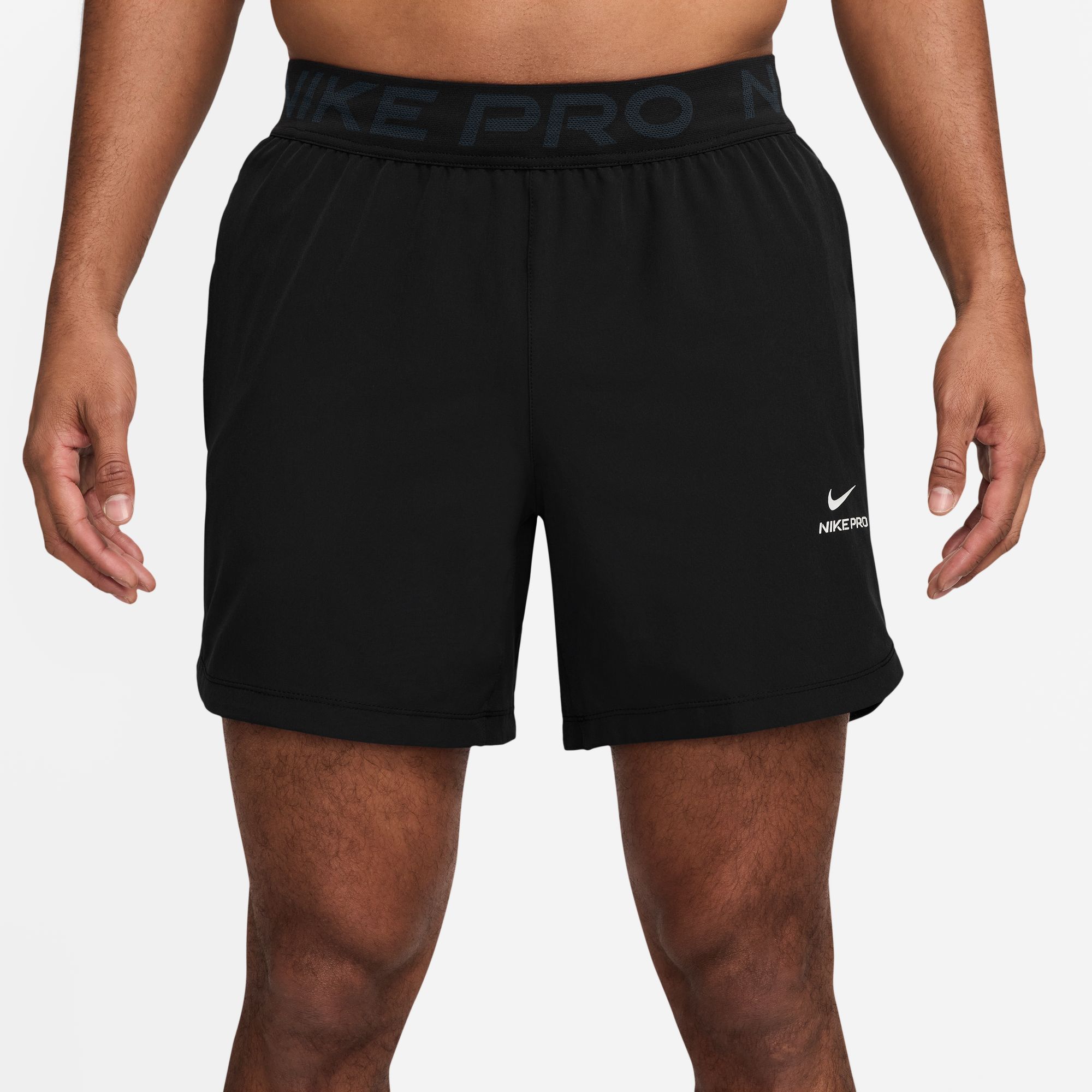 NIKE M NP DF NPT 6IN SHORT BLACK/WHITE
