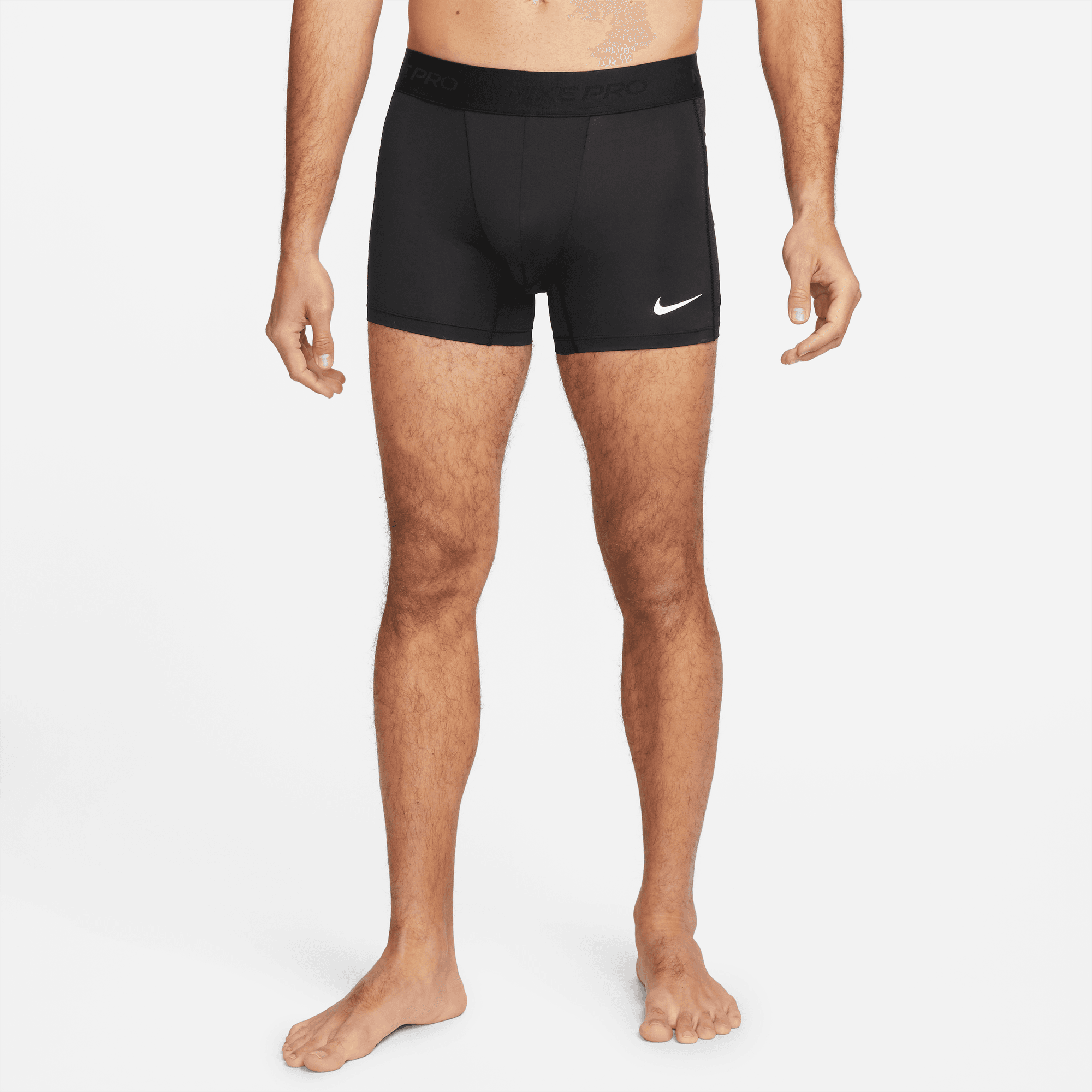 NIKE M NP DF SHORT 5 IN BLACK/WHITE