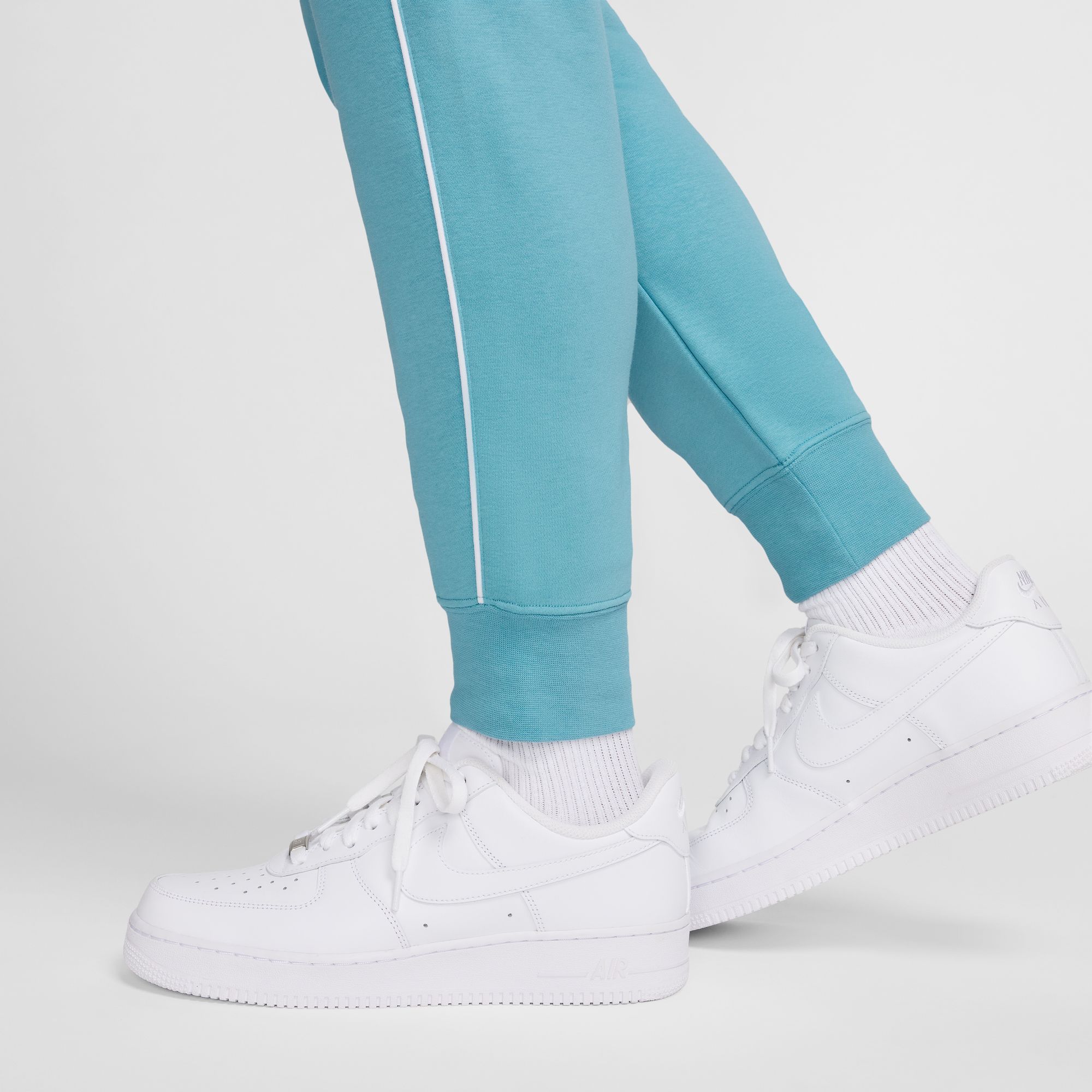 NIKE M NSW SW AIR CARGO PANT FLC BB DENIM TURQ/BLACK – Bild 6