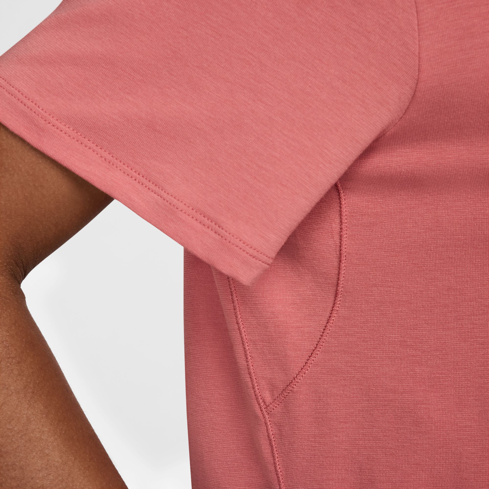 NIKE W NK ONE RELAXED DF SS TOP CANYON PINK/BLACK – Bild 4