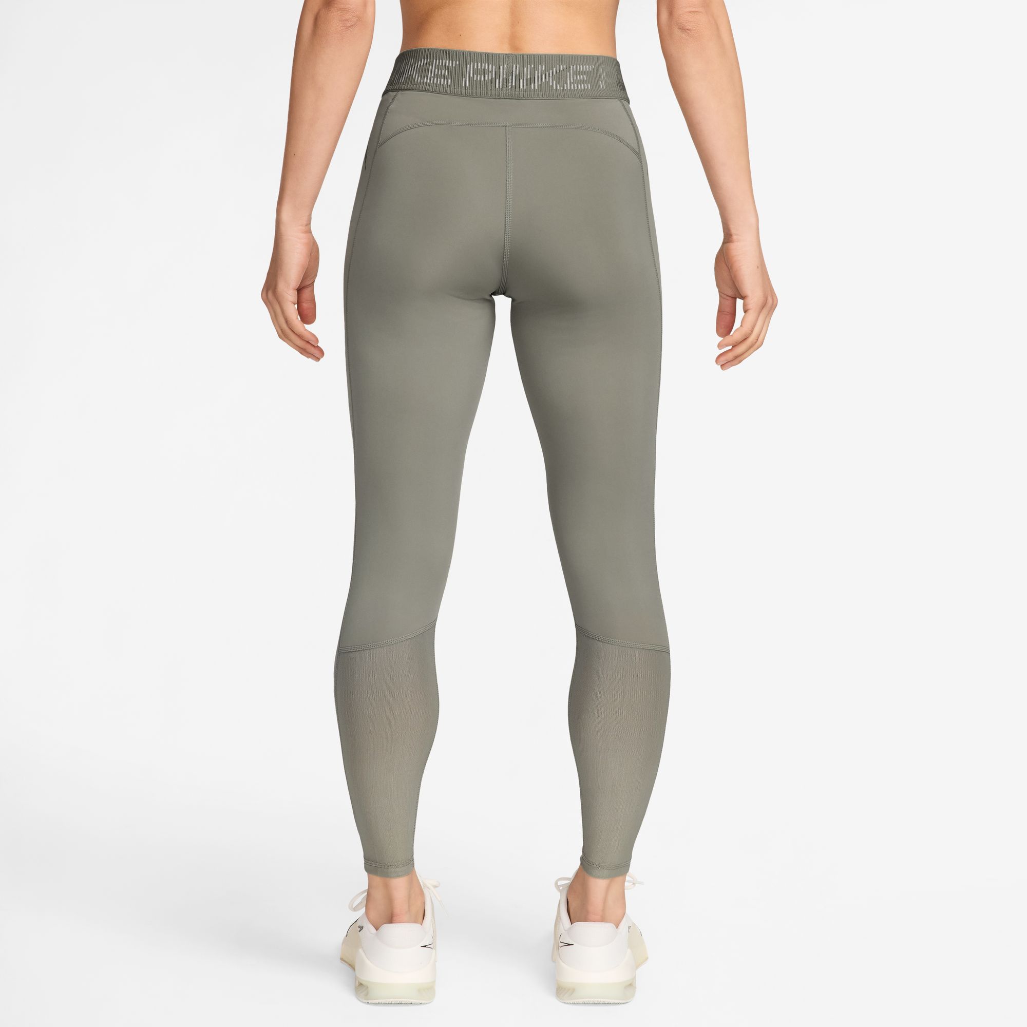NIKE W NP DF MR 7/8 TIGHT TT GRX LIGHT ARMY/CARGO KHAKI/WHITE – Bild 2