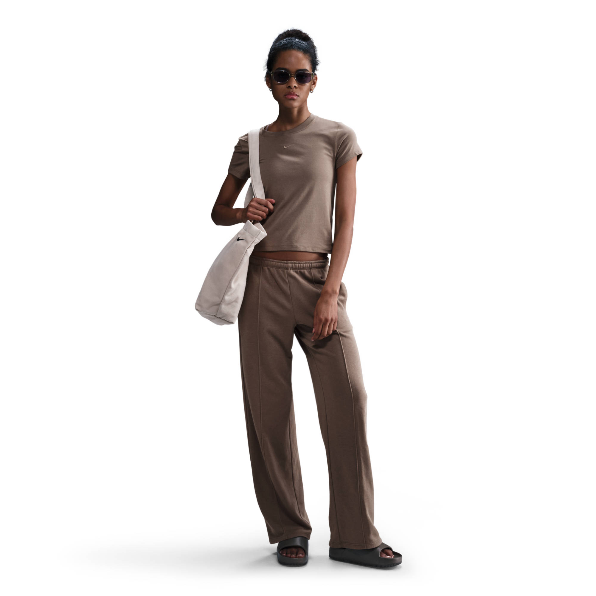NIKE W NSW NK CHLL KNT MD CRP MINK BROWN/MINK BROWN
