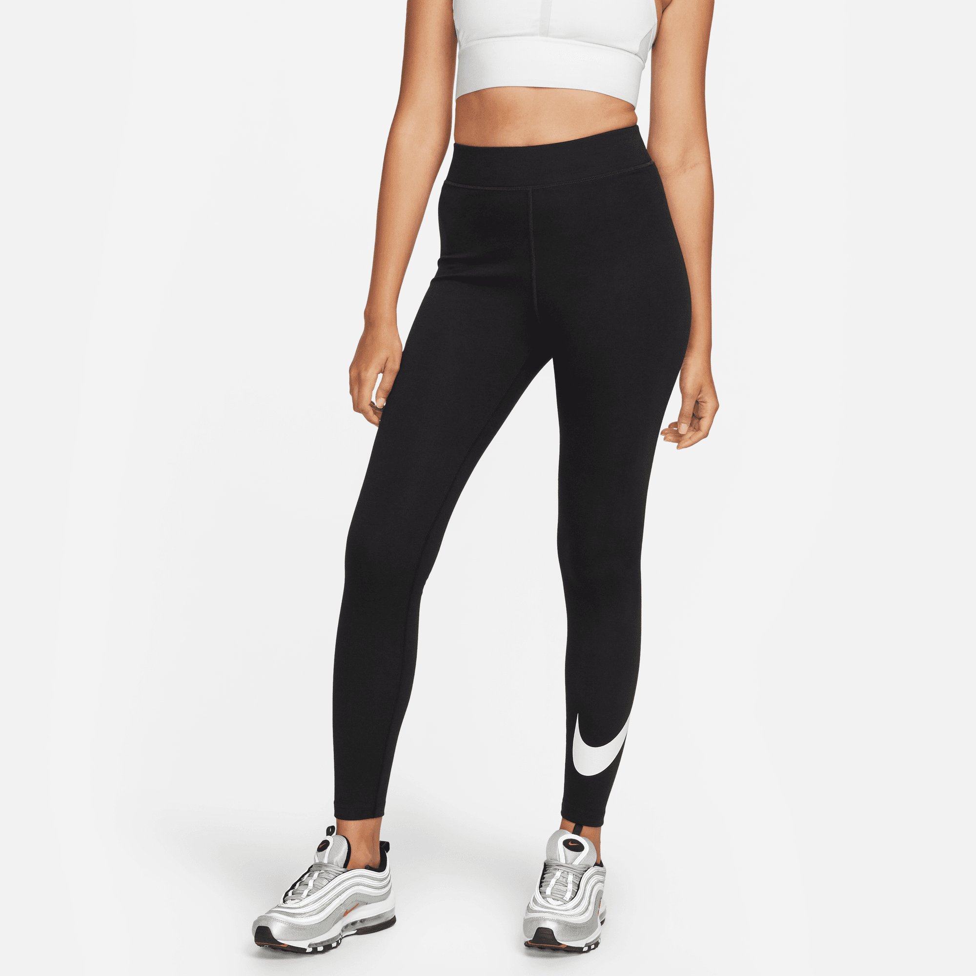 NIKE W NSW NK CLSC GX HR TGHT SWSH BLACK/SAIL