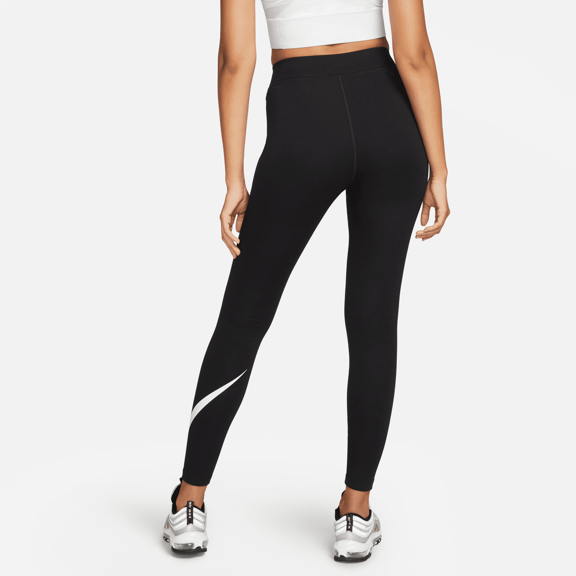 NIKE W NSW NK CLSC GX HR TGHT SWSH BLACK/SAIL – Bild 2