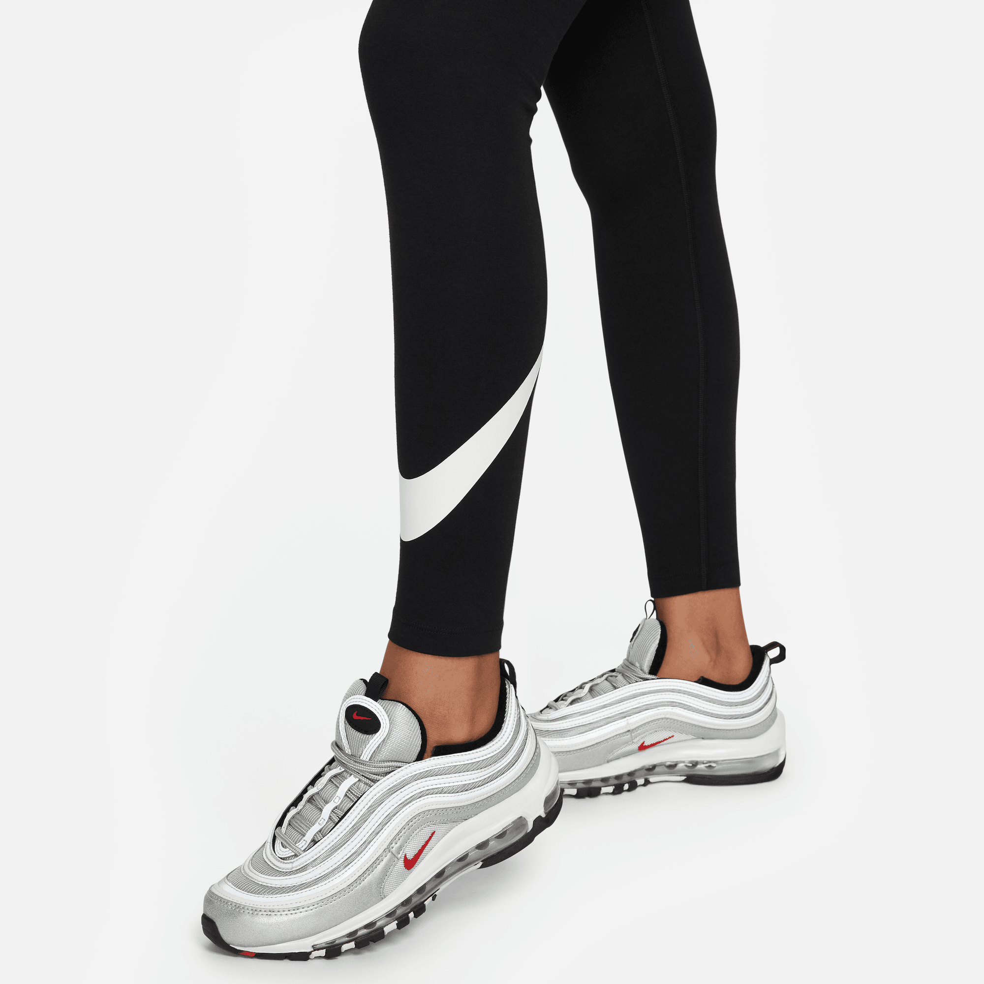 NIKE W NSW NK CLSC GX HR TGHT SWSH BLACK/SAIL – Bild 3